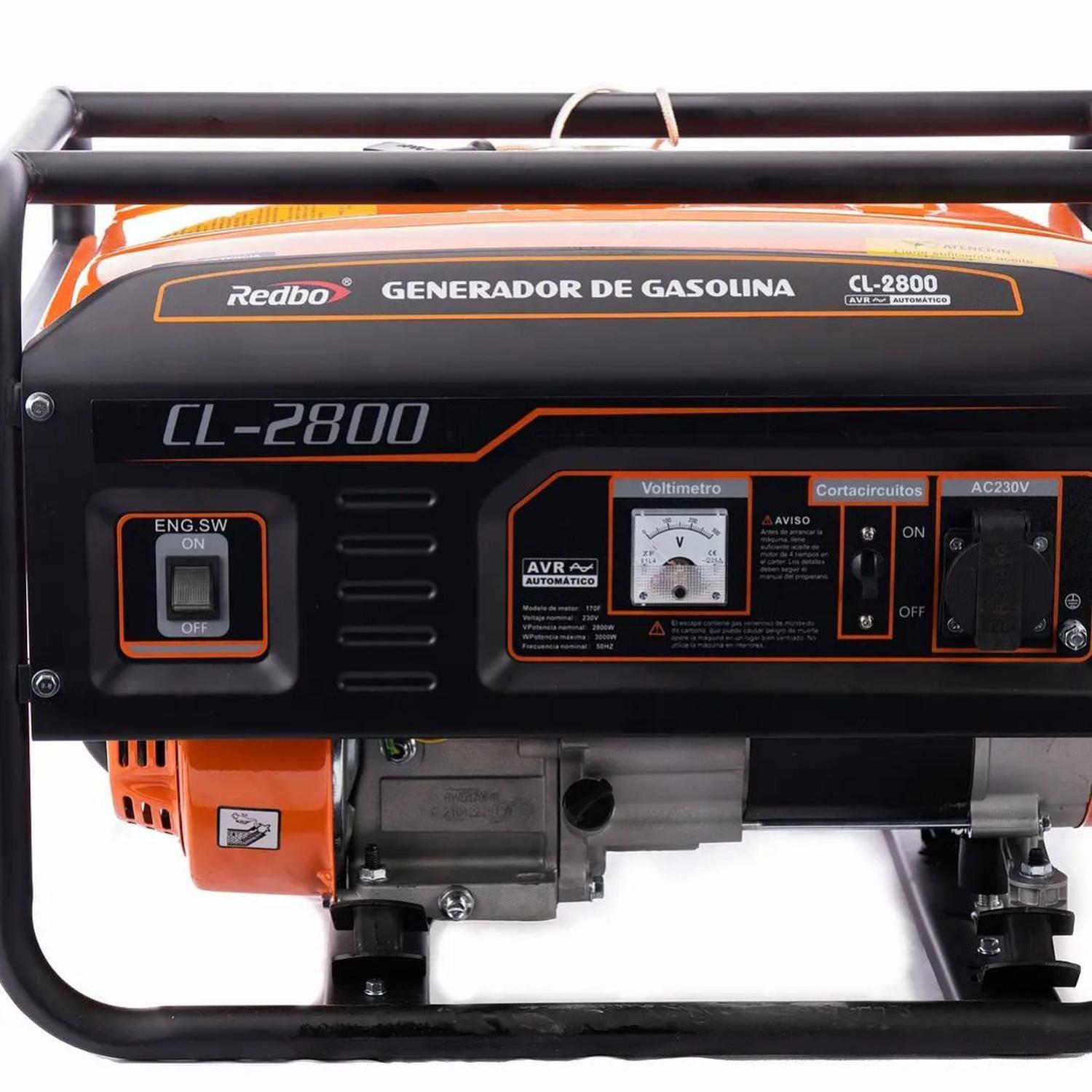 Generador Electrico a Gasolina 2.800W Redbo CL-2800 part. Manual-2