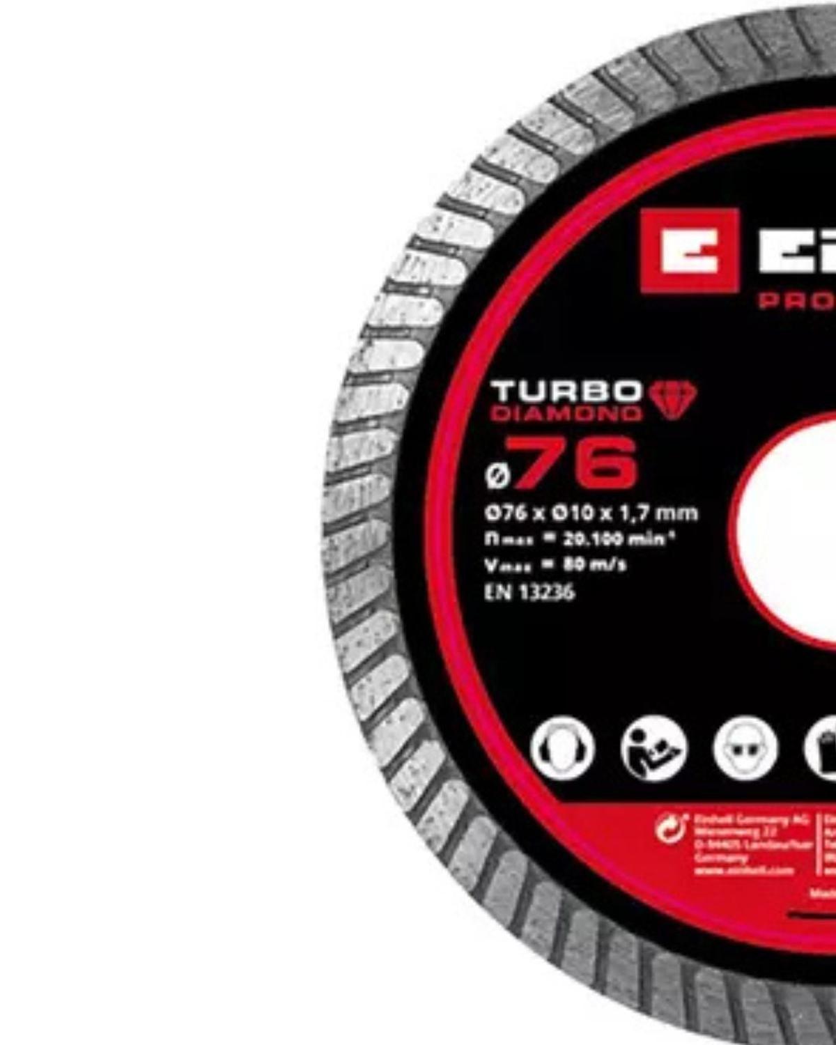 Disco de Corte Diamantado 76mm Einhell-2