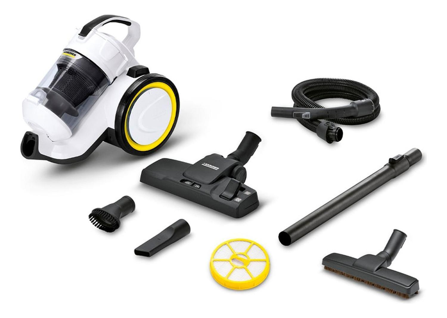 Aspiradora Ciclónica Karcher Vc3 Filtro Hepa Blanca-0