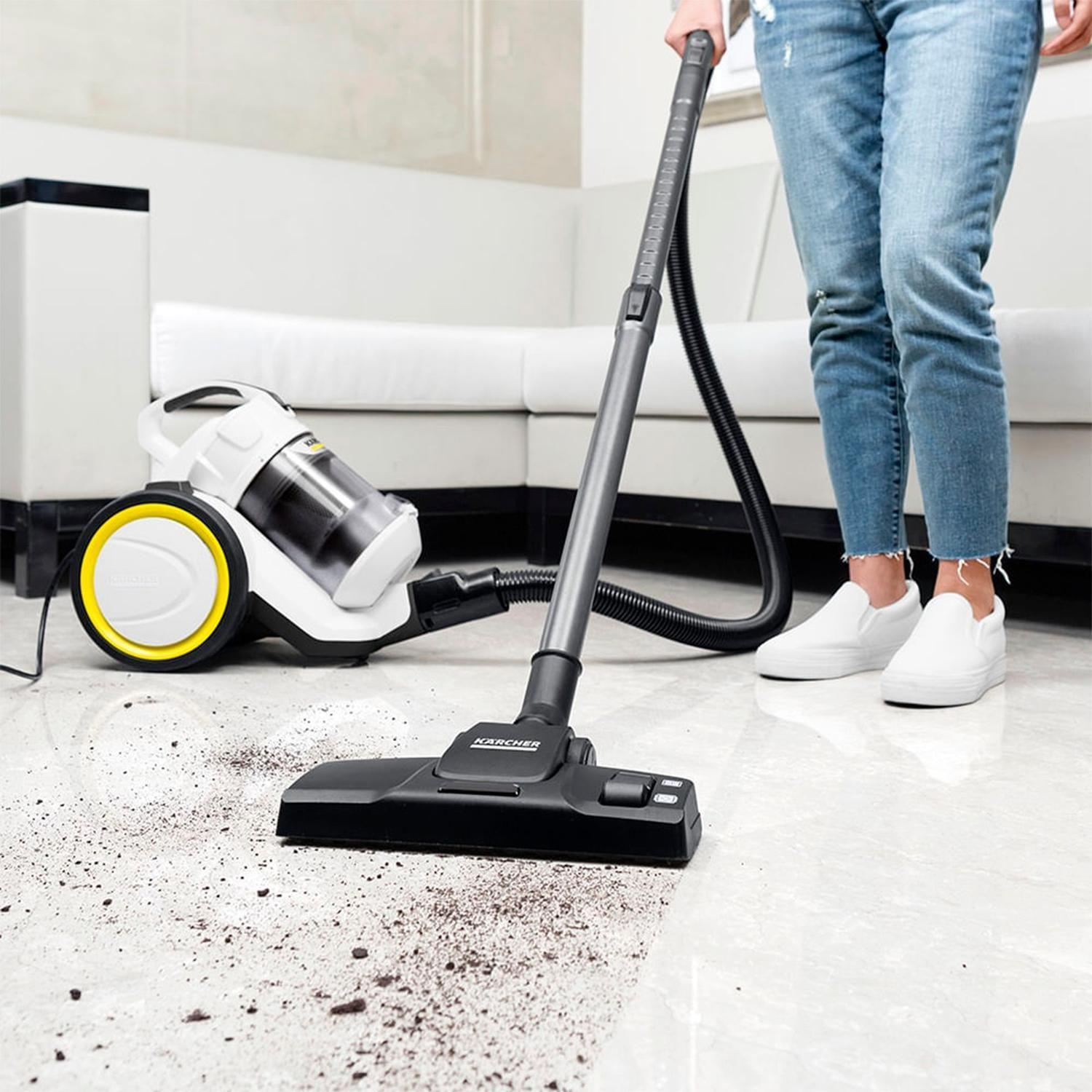 Aspiradora Ciclónica Karcher Vc3 Filtro Hepa Blanca-1