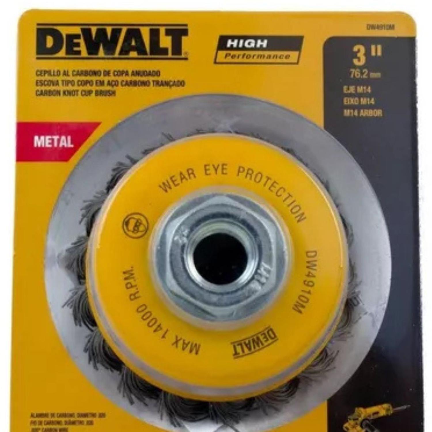 Grata Copa Trenzada Hilo M14 Dewalt Dw4910m-5