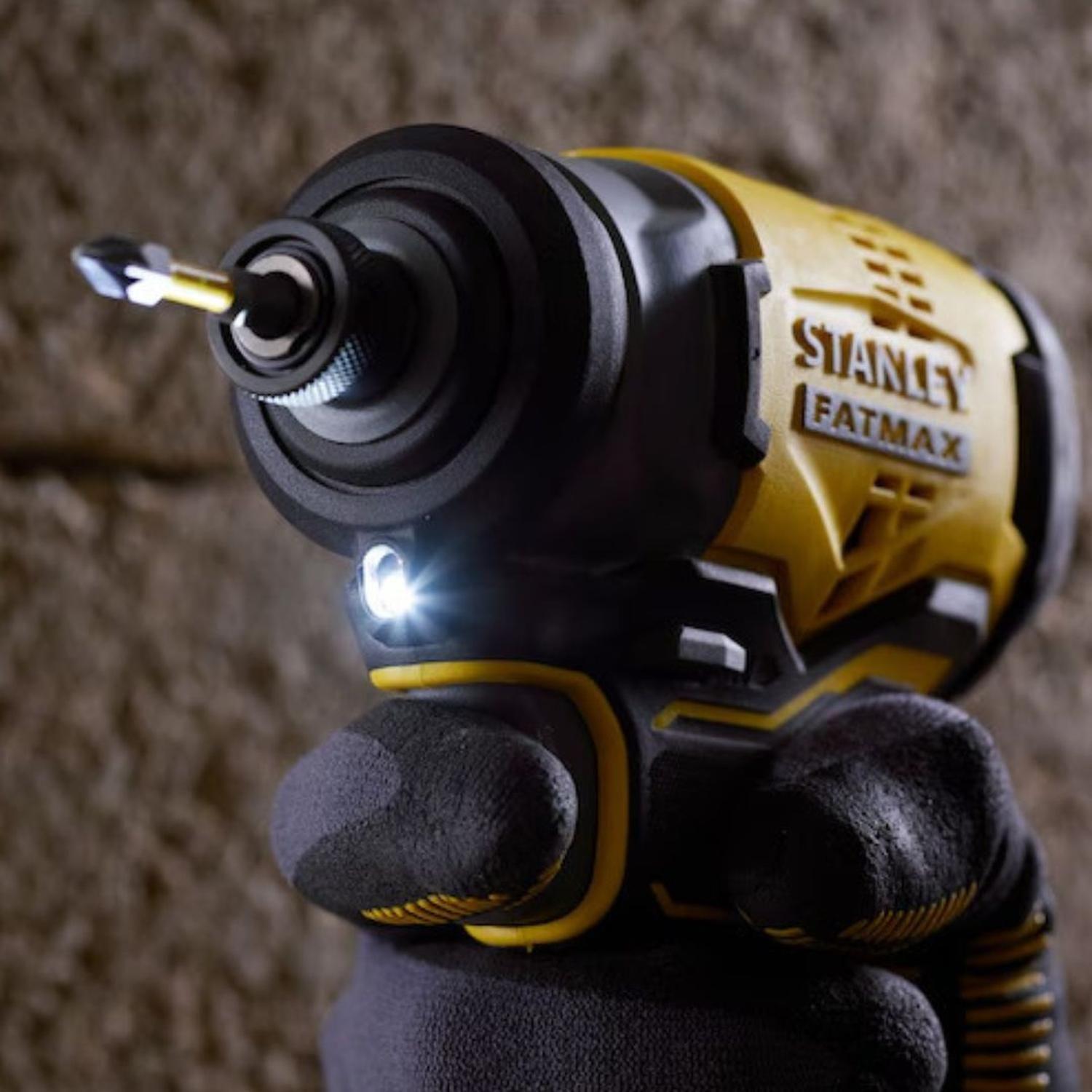 Atornillador de impacto inalámbrico Stanley 20V - Sin batería-3