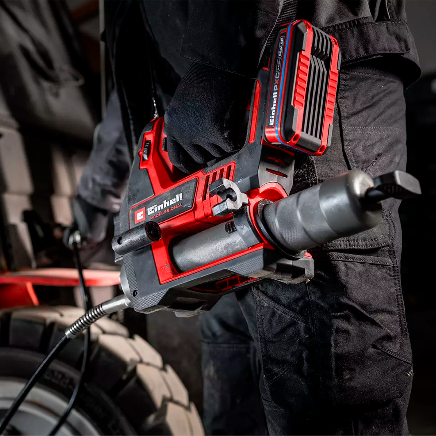 Engrasadora Inal. Einhell TP-GR 18/690 Li - Sin Baterías-2