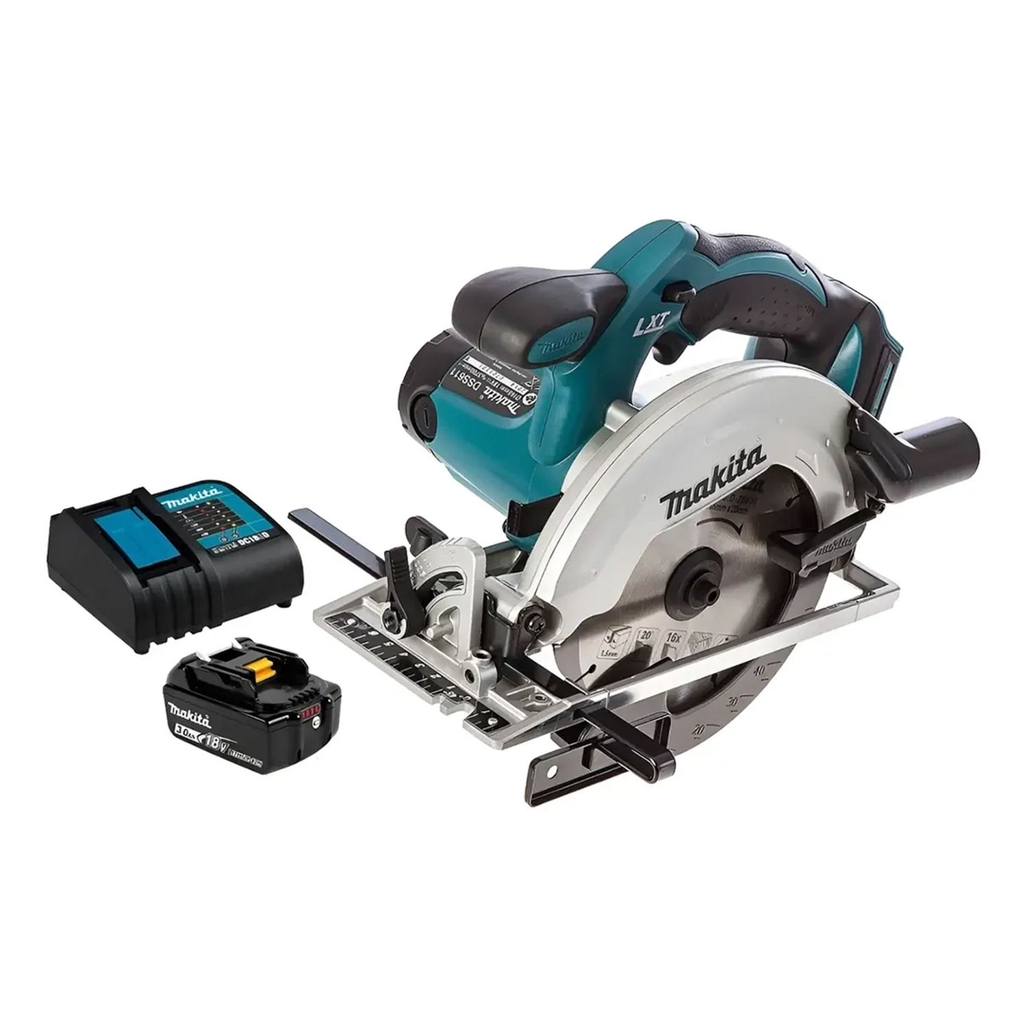 Kit Sierra Circular Inal. Makita DSS611Z - 165 mm Incl Carg y 1 Bat 3ah-0