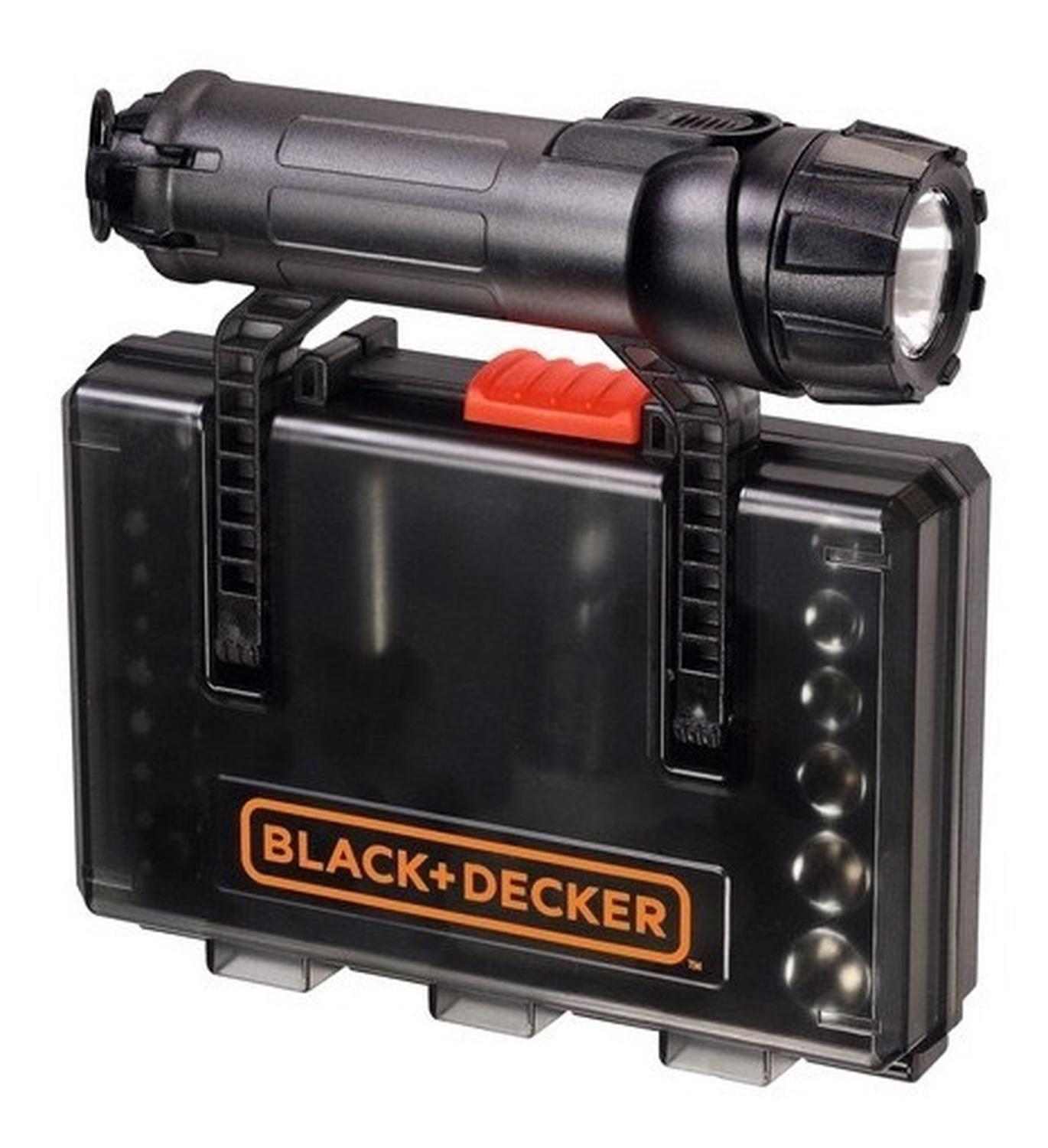 Set Atornillar 30 Pzs Con Linterna Led Black+decker A7224-xj-4
