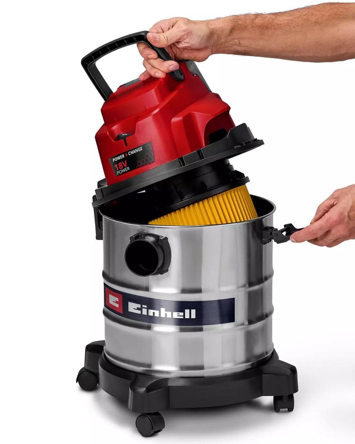 Aspiradora Agua y Polvo Inal. Einhell TC-VC 18/20 Li S - Sin Baterías-3