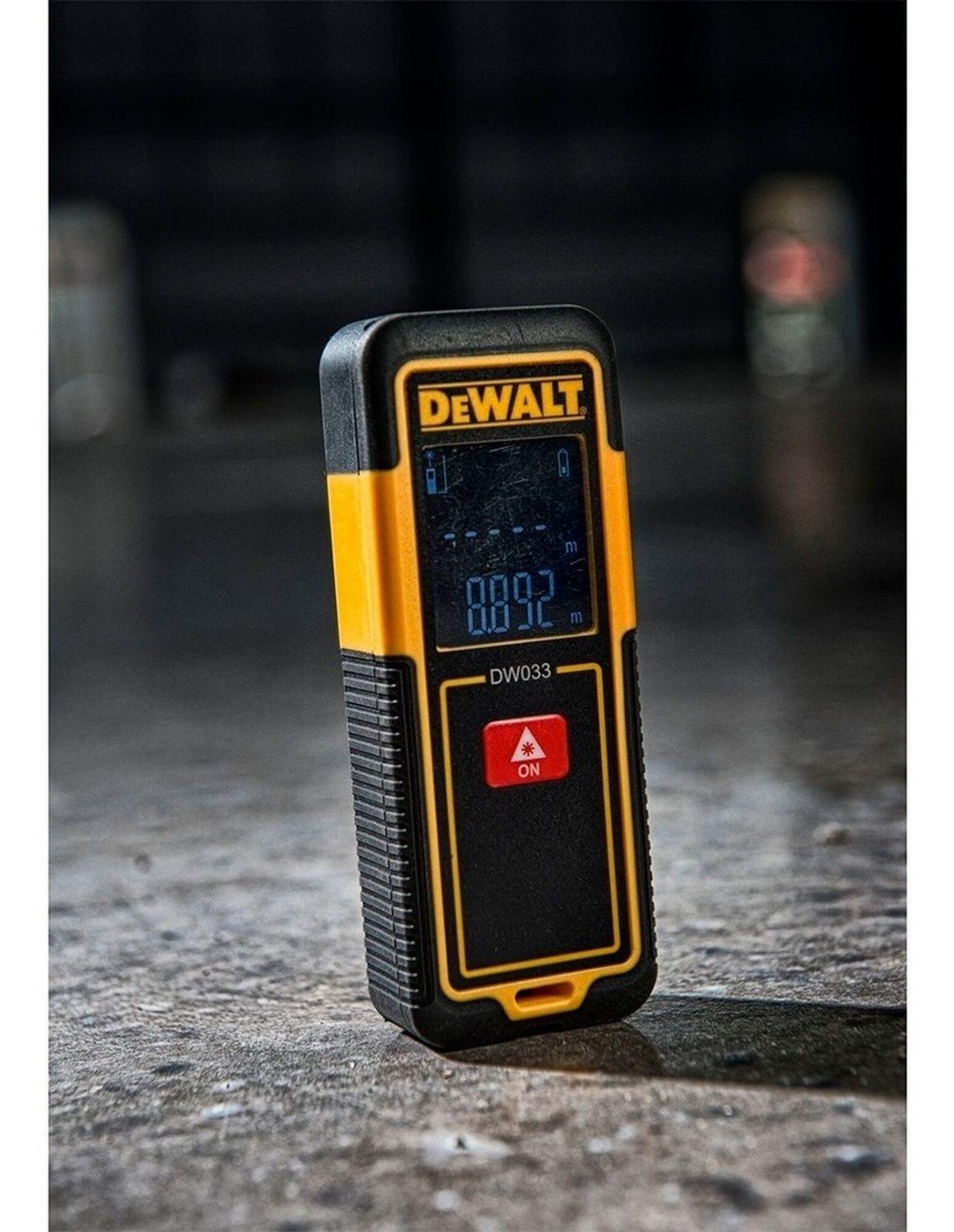 Medidor De Distancia Láser 30 Metros Dewalt Dw033-xj-3