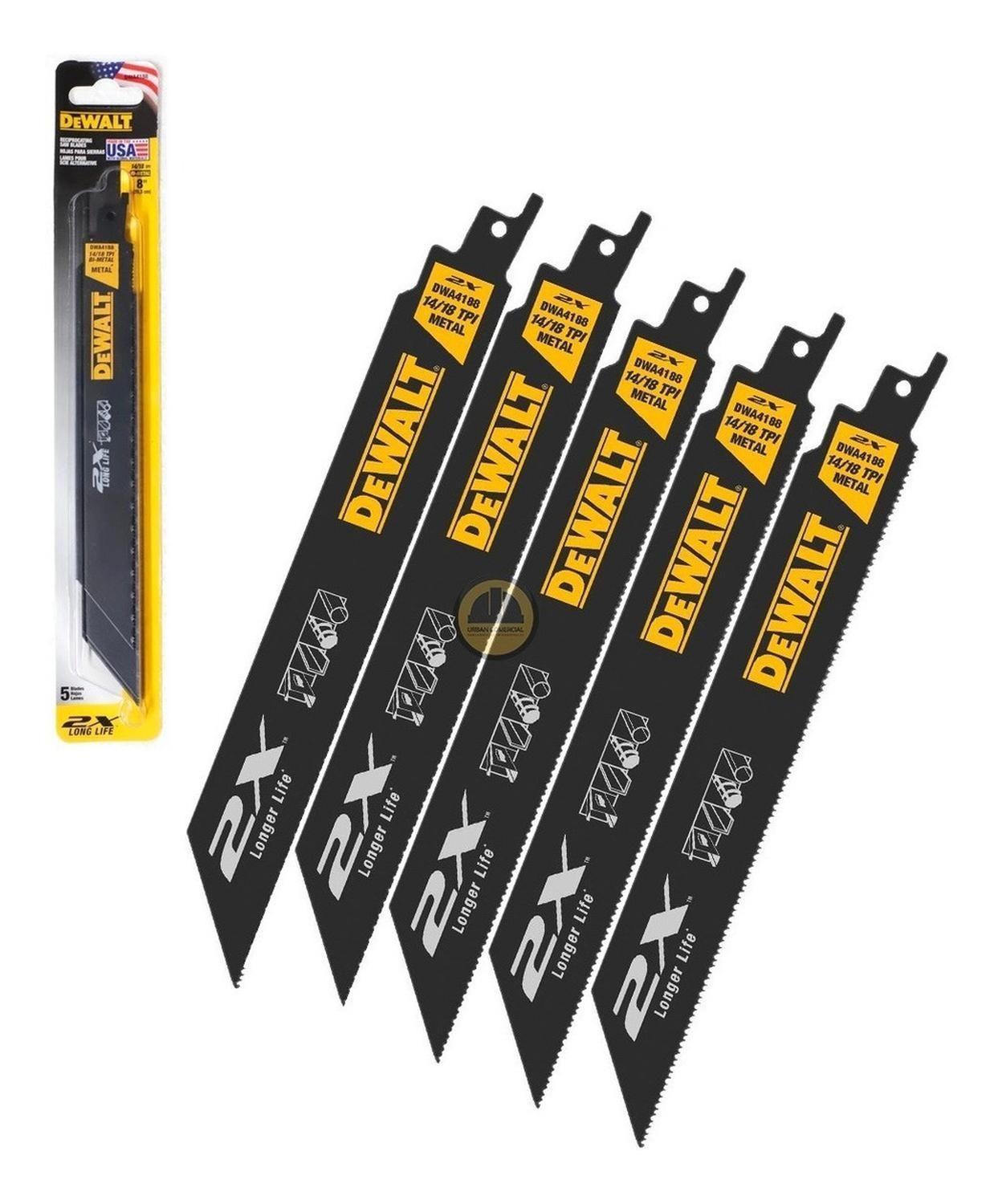 Set 5 Hojas De Sierra Sable Dewalt Dwa4188-0