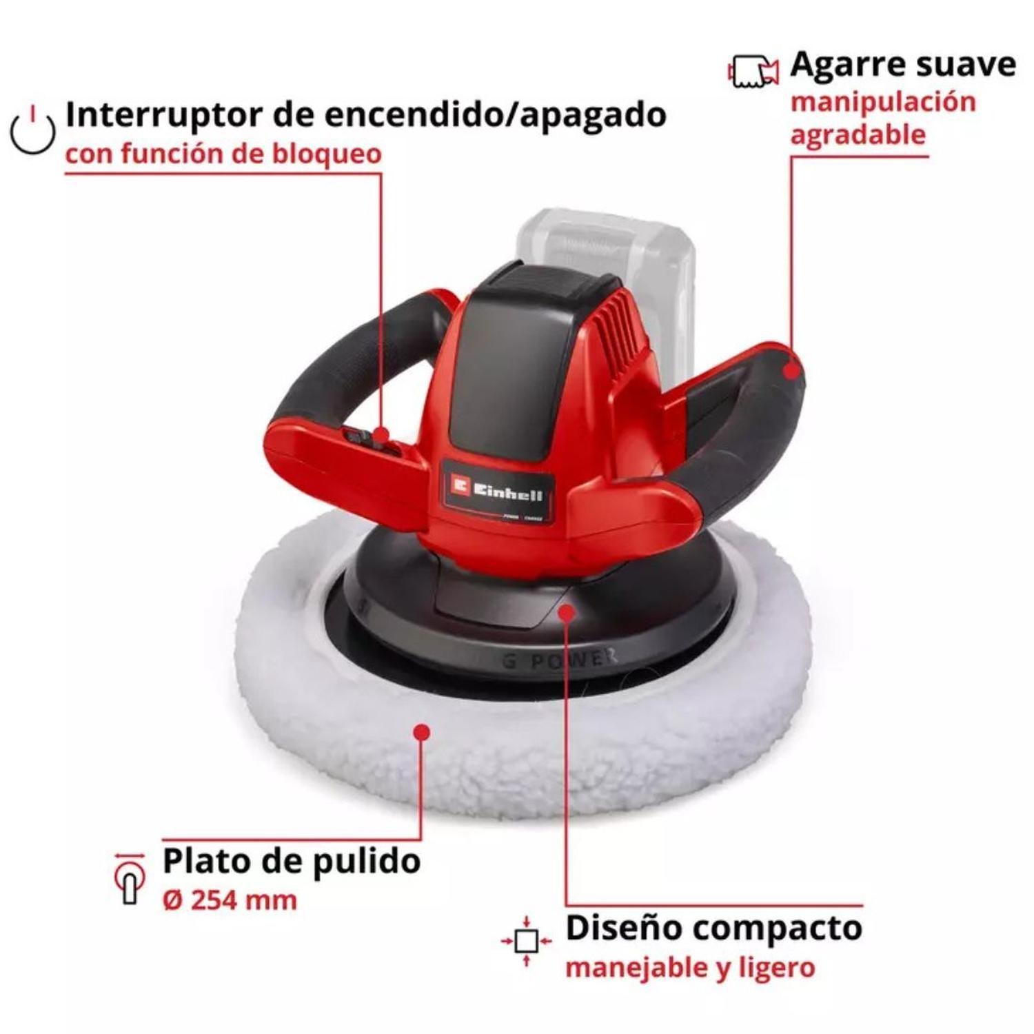 Pulidora Inal. Einhell CE-BC 18/254 Li - Sin Baterías-1
