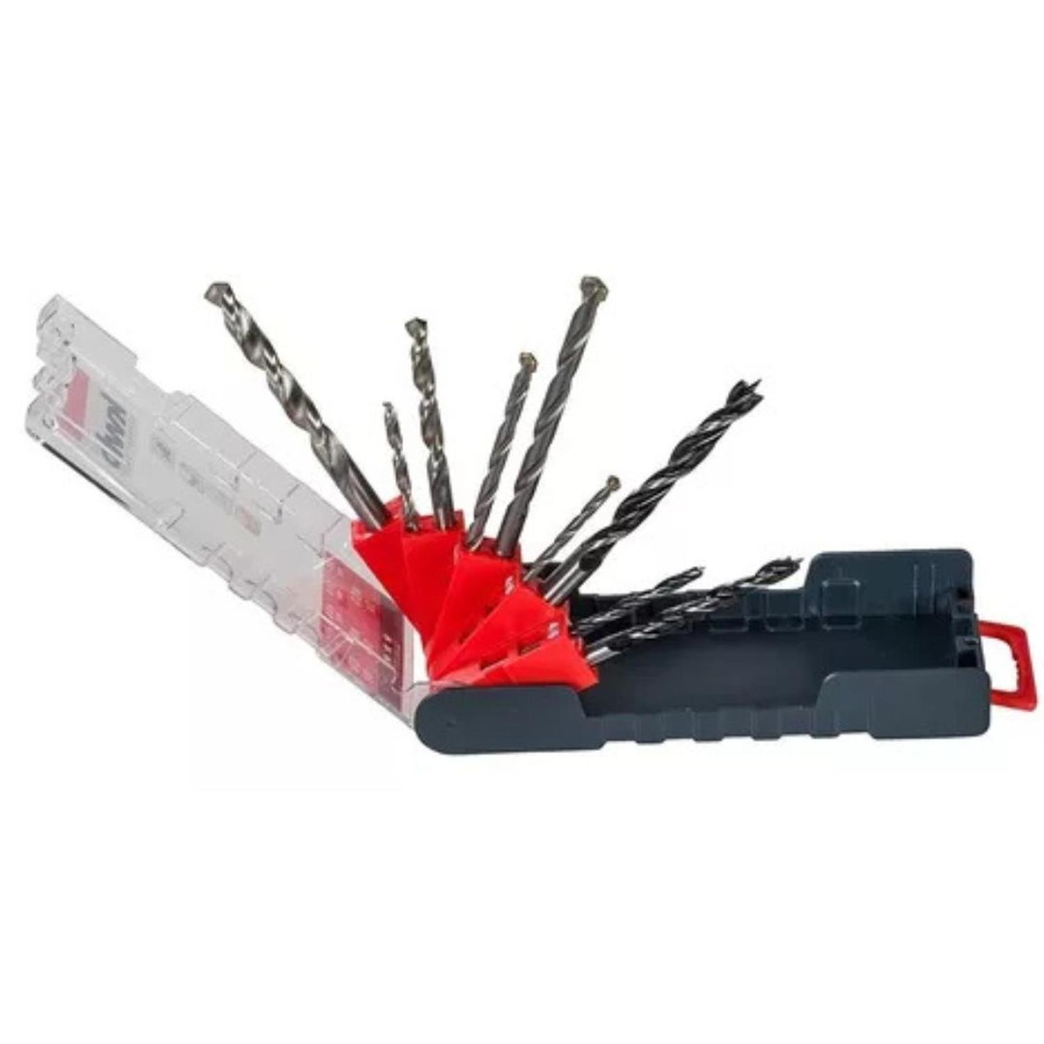 Juego De Brocas Combinadas 9pzas Kwb-2