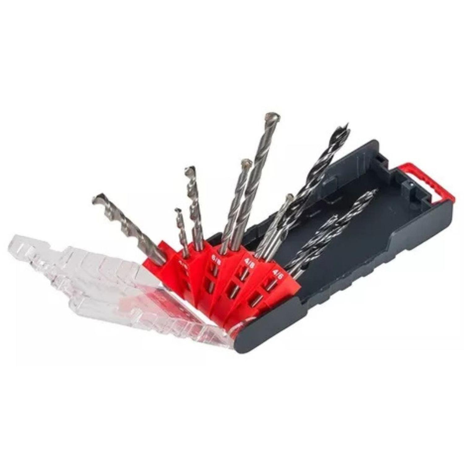 Juego De Brocas Combinadas 9pzas Kwb-4