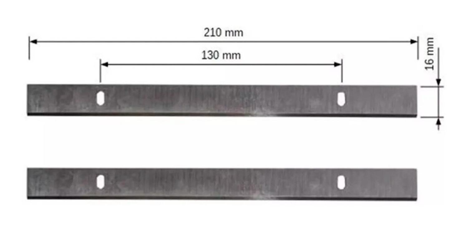 Set 2 Cuchillas Para Cepillo De Banco Einhell Tc-sp 204-1
