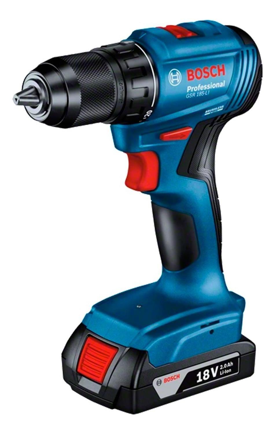 Taladro Atornillador Bosch 18v Gsr 185-li + 2b-2