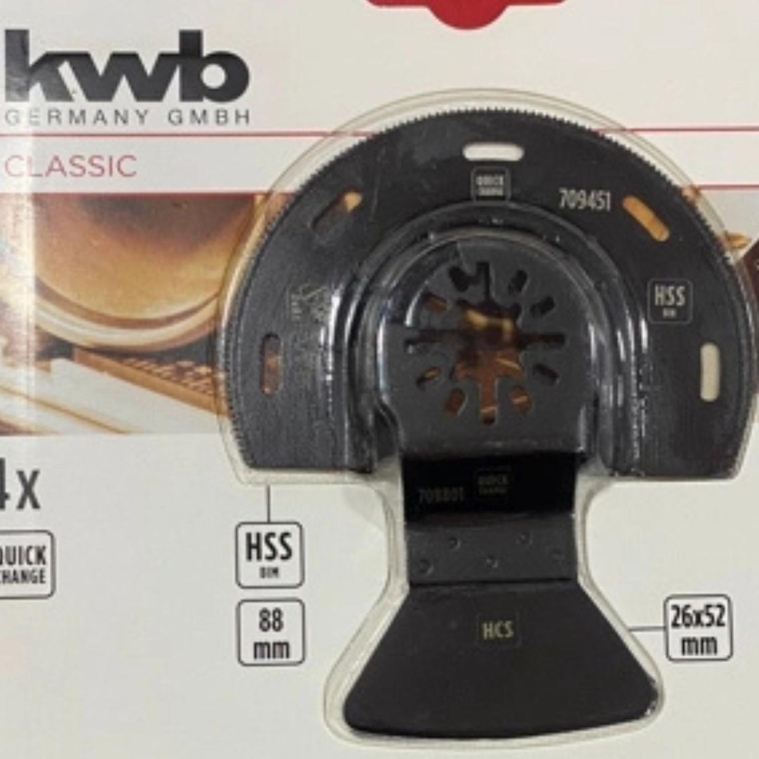 Kit 4 acc multiherramienta suelo y montaje KWB 49708801-3