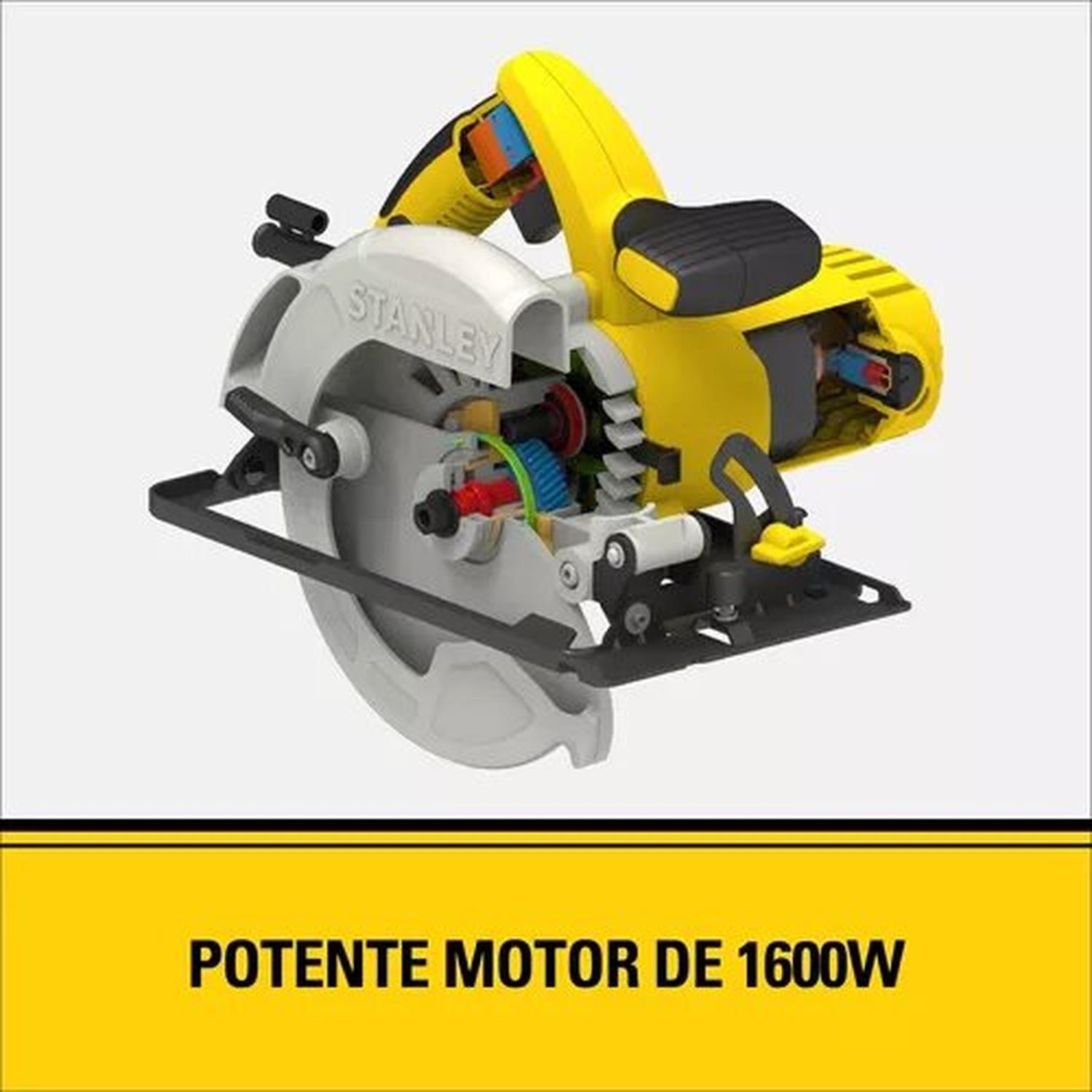 Sierra Circular 1600w + Sierra Caladora Stanley Sc16-sj45-7