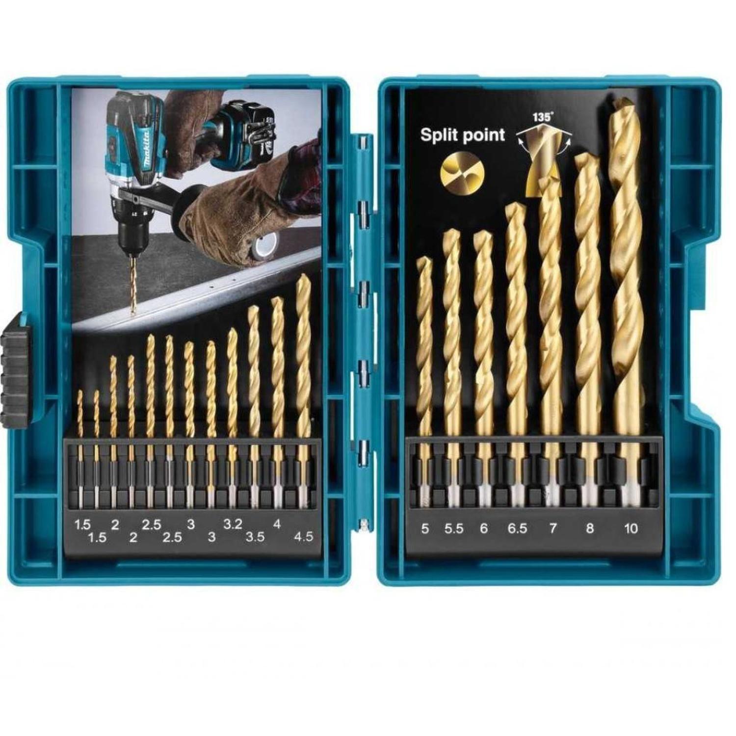 Set Brocas Metal HSS-TIN 19 Pzs Makita D-67527-1