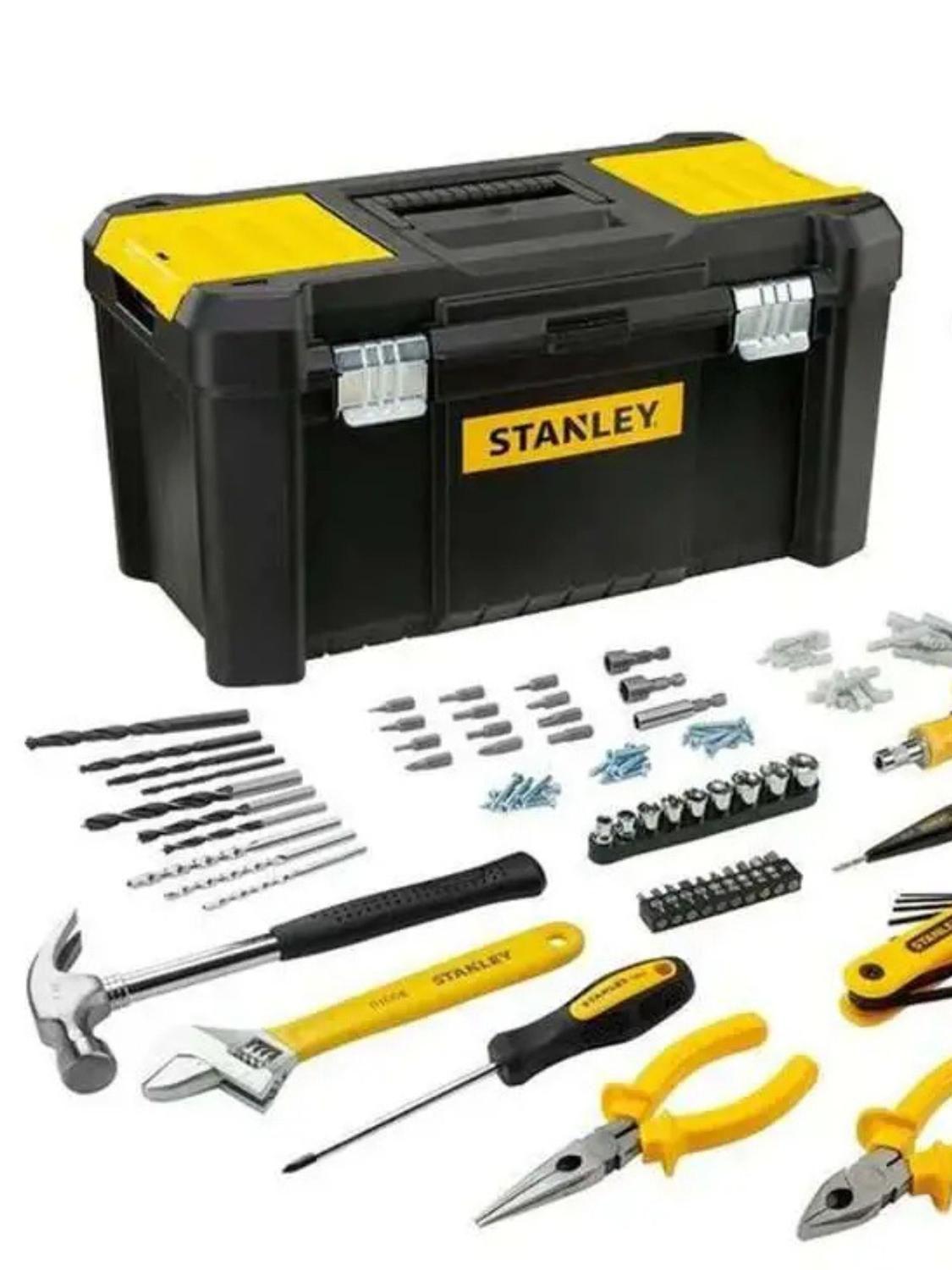 Kit Taladro Percutor Stanley SCD712D1H-B2 + Acc. y Herr. Manuales-3