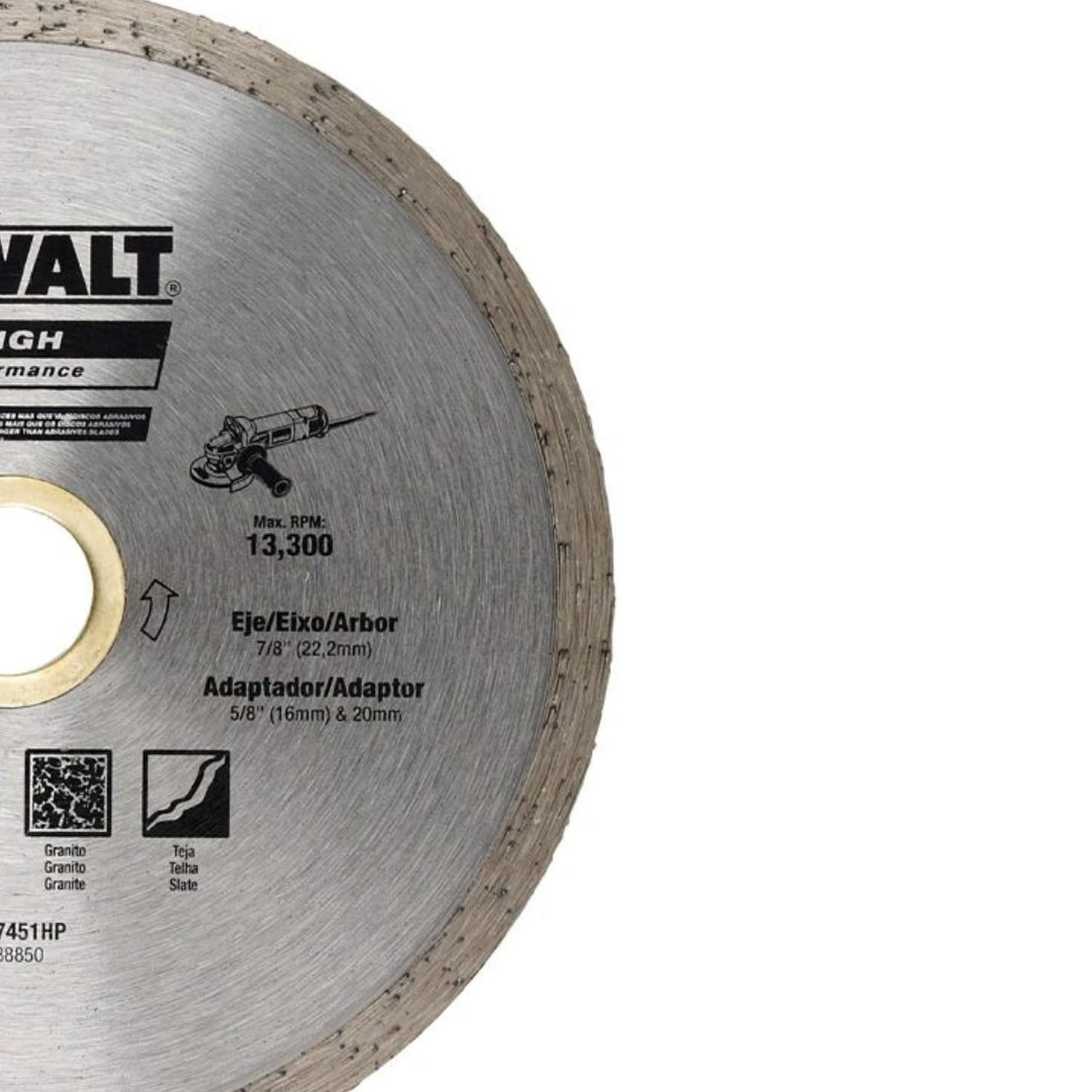 Disco Diamantado Continuo 4 1/2 Dewalt Dw47451hp-3