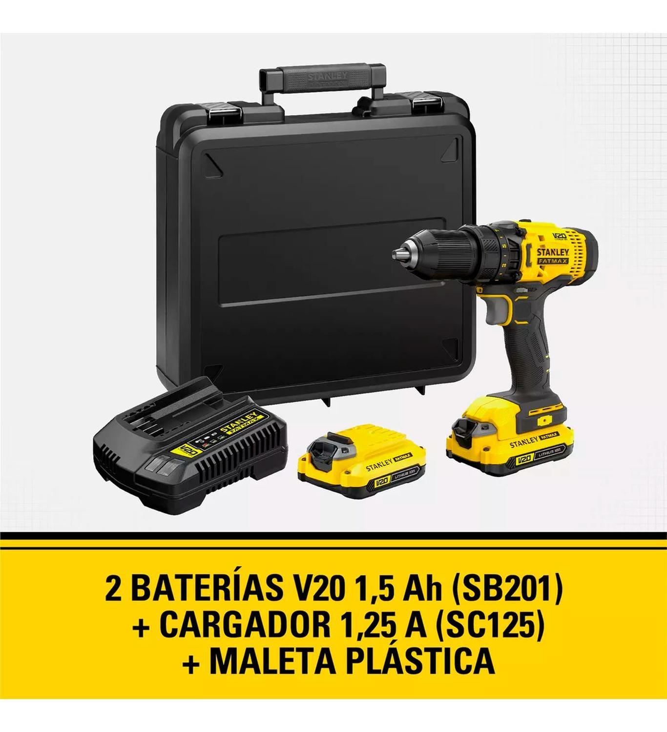 Kit Taladro Atornillador Stanley Scd700c2k-b2-5