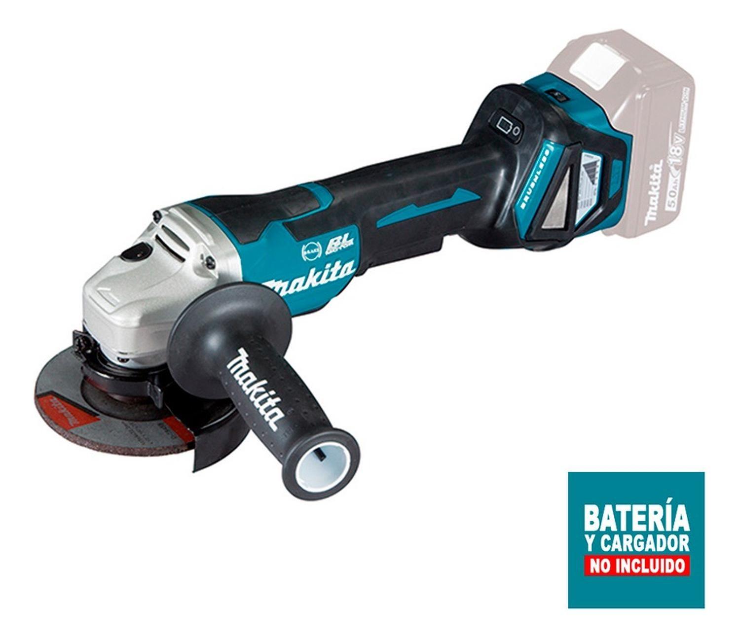 Esmeril Angular Makita 18v 4-1/2'' 115mm Dga467z Sin Batería-2