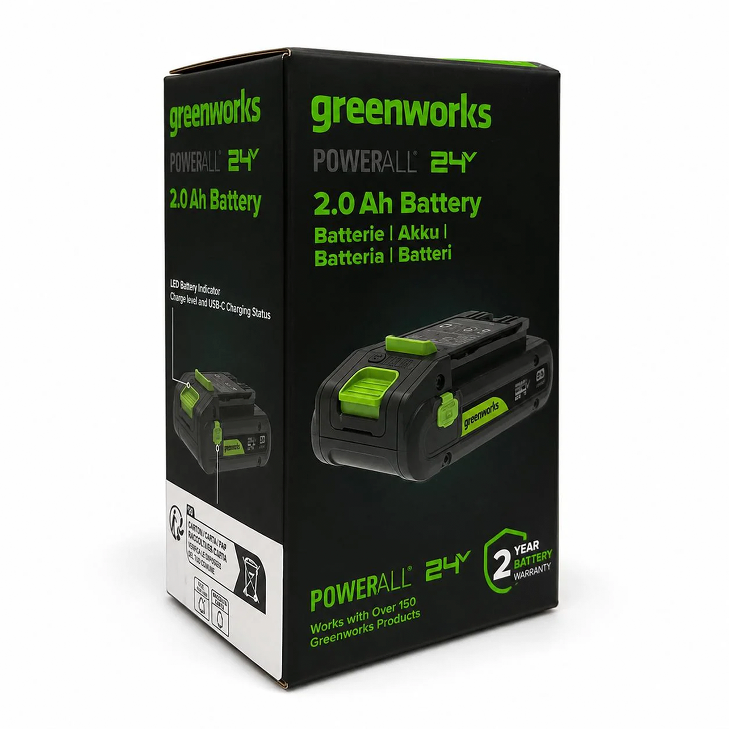 Batería Greenworks PowerAll 24V 2Ah-3