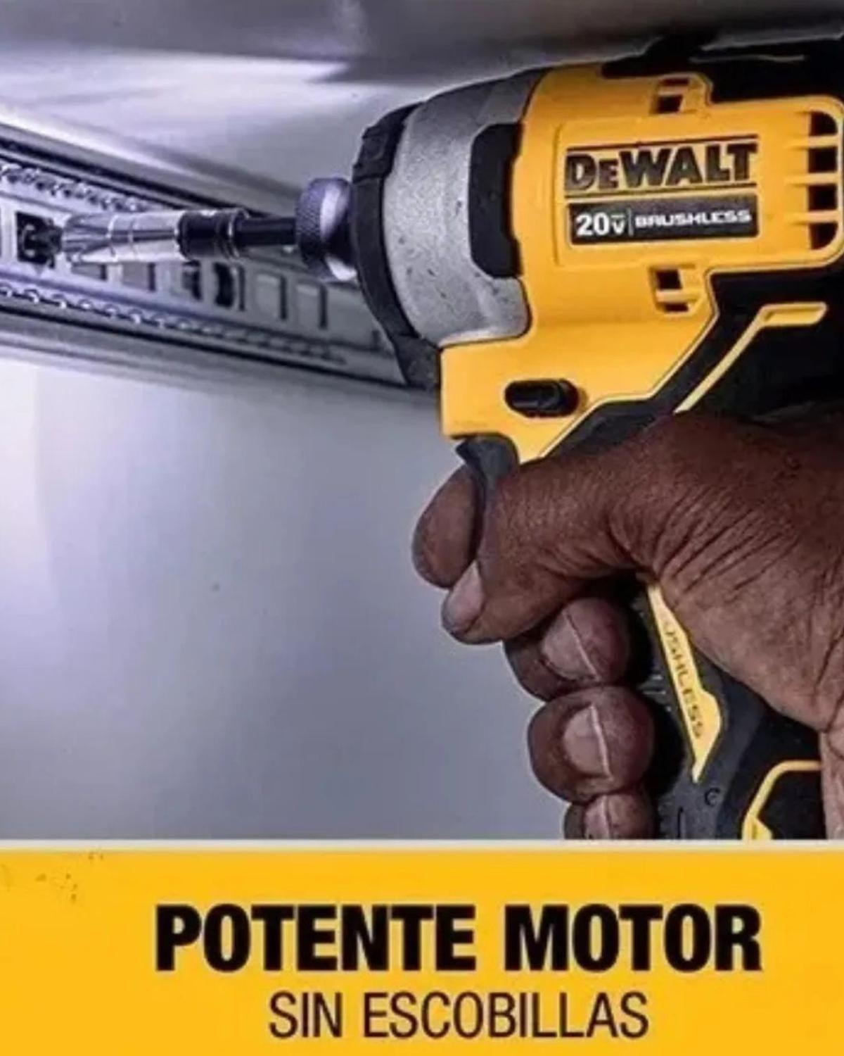 Atornillador De Impacto Atomic 20v + 2bat Dewalt Dcf809d2-b2-2