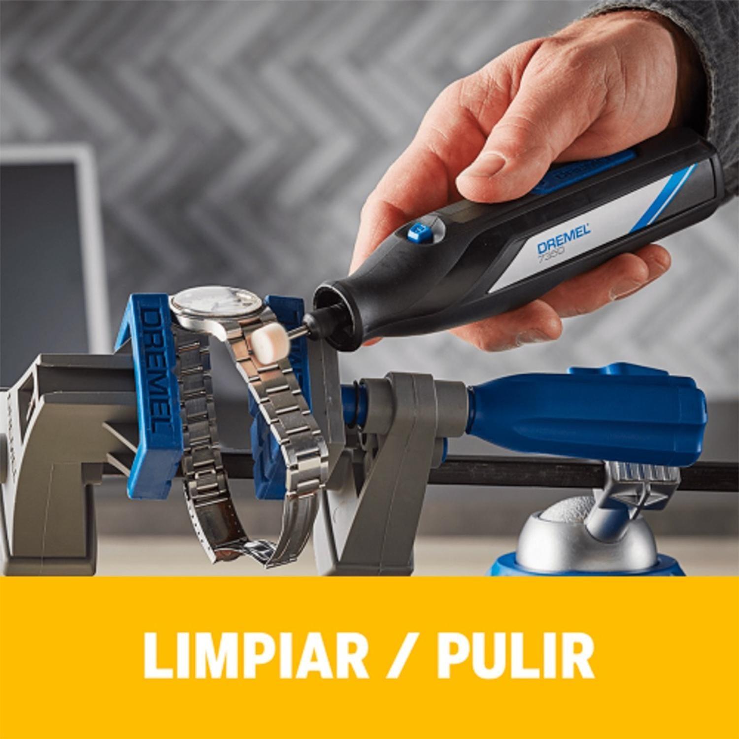 Herramienta Multipropósito 4v Y 5 Accesorios Dremel 7350-3