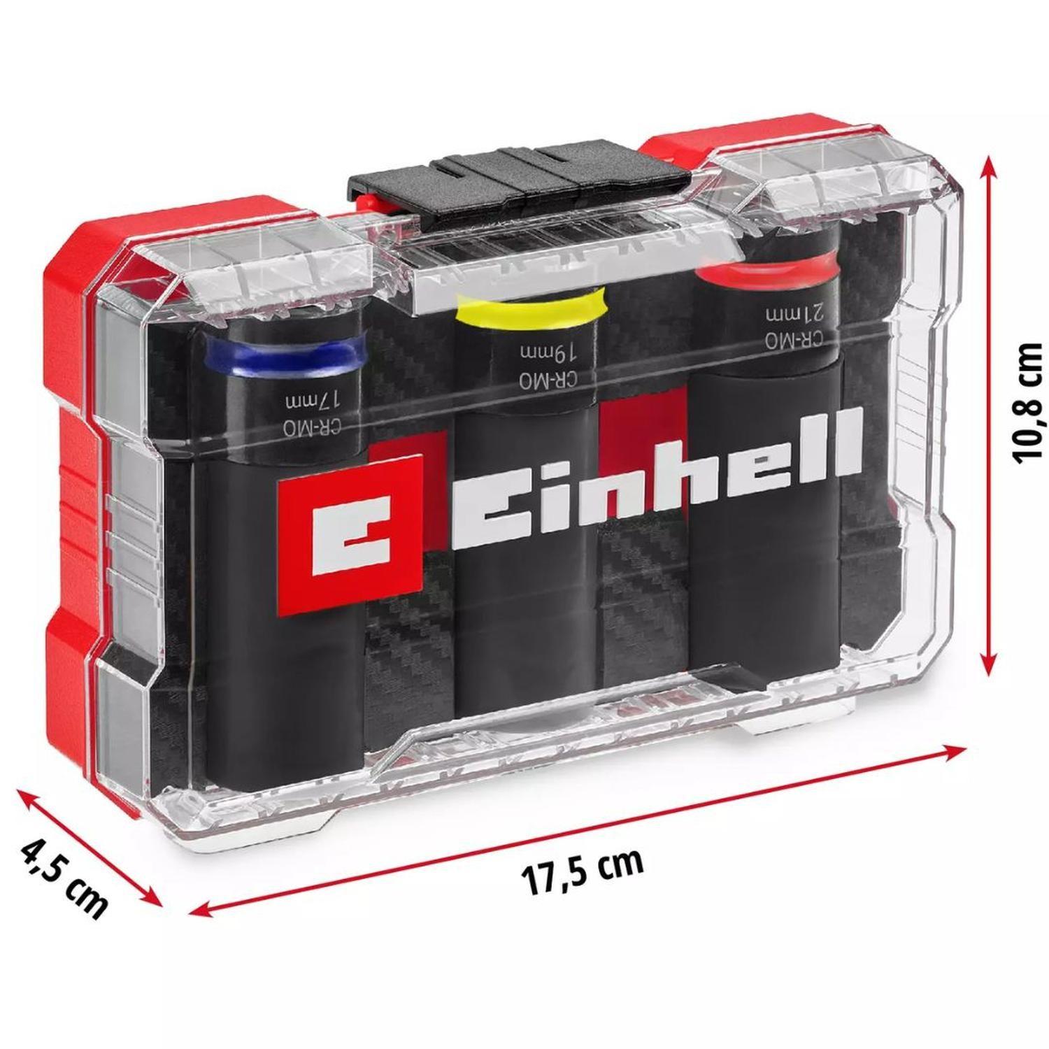 Set 3 Dados de Impacto 17-19-21 mm Einhell 109263-2