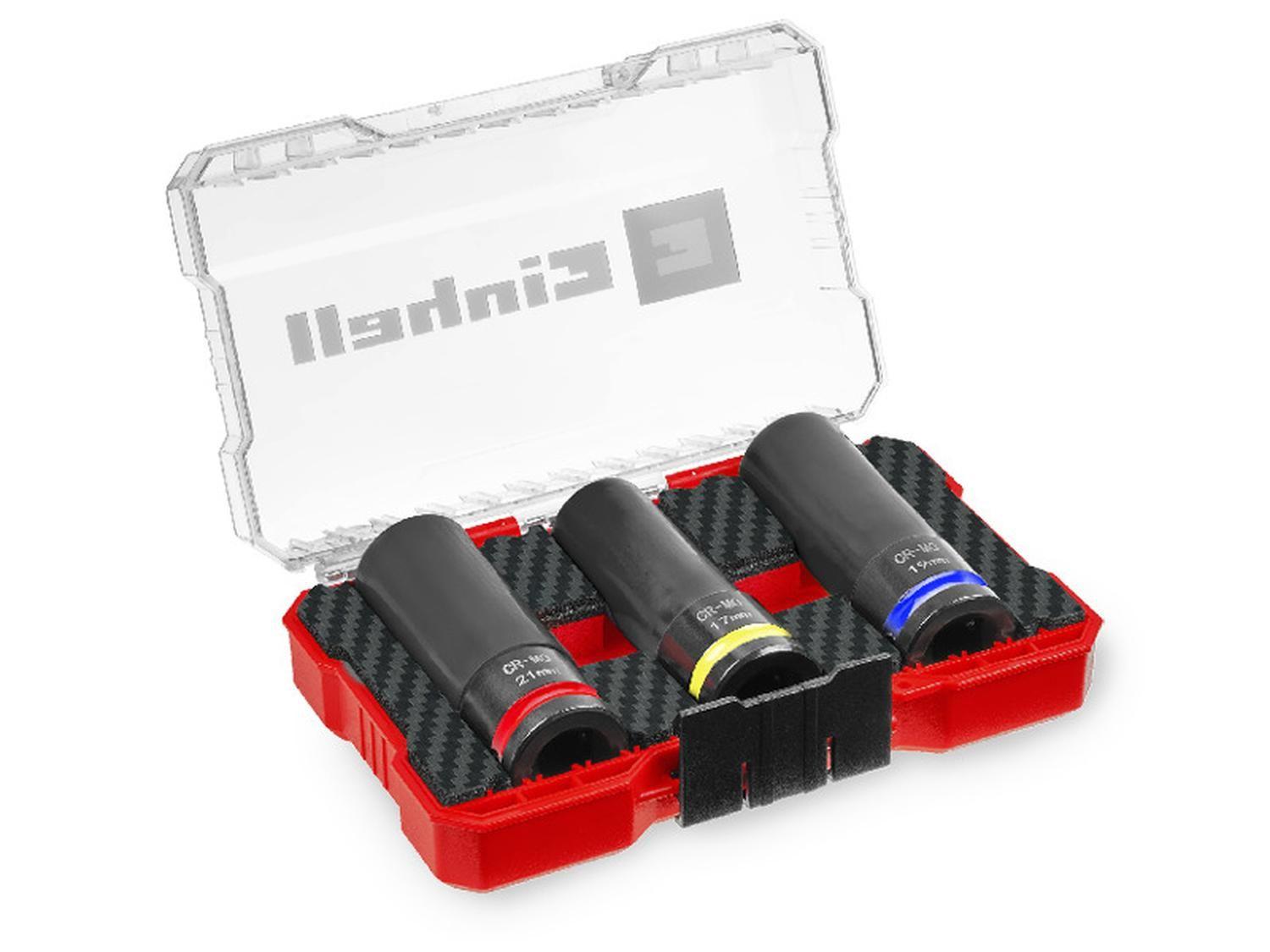 Set 3 Dados de Impacto 17-19-21 mm Einhell 109263-4