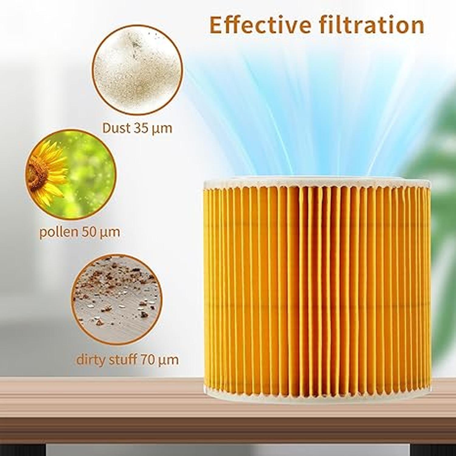 Filtro Cartucho Wd 2 / Wd3 / Se4001 / Nt20-1 Karcher-2