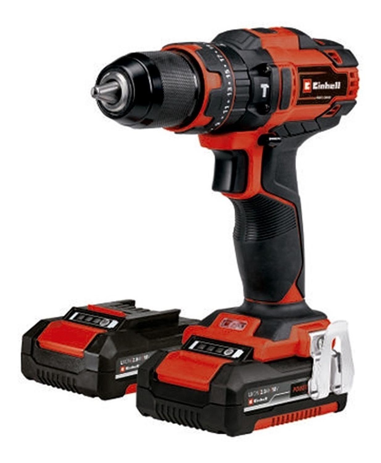 Kit Taladro Percutor Einhell Te-cd 18/40 Li Kit + 64 Acc.-1