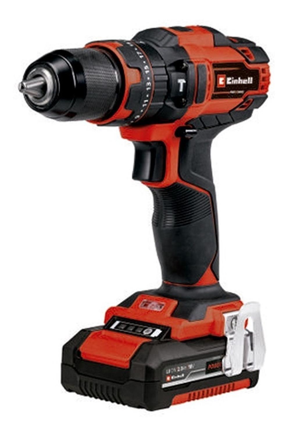 Kit Taladro Percutor Einhell Te-cd 18/40 Li Kit + 64 Acc.-2