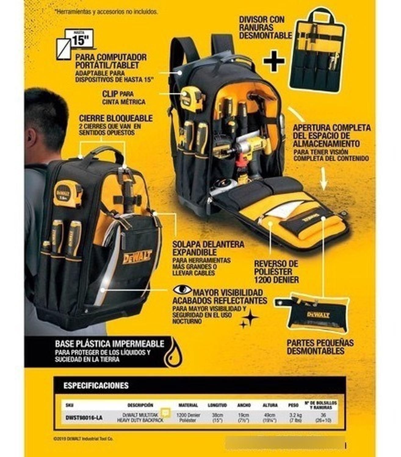 Mochila Industrial 43 Litros Multiuso Dewalt Dwst98016-la-1