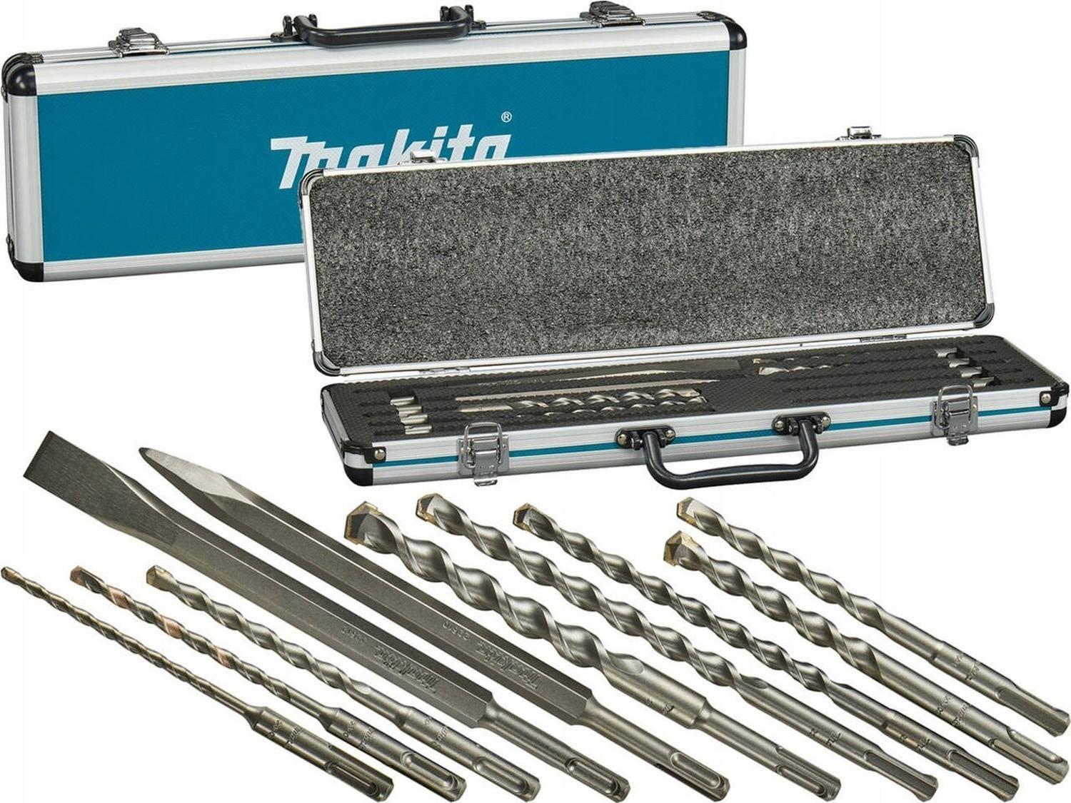 Set Accesorios Makita Puntos Y Brocas Sds Plus D-71990 10 Pz-1