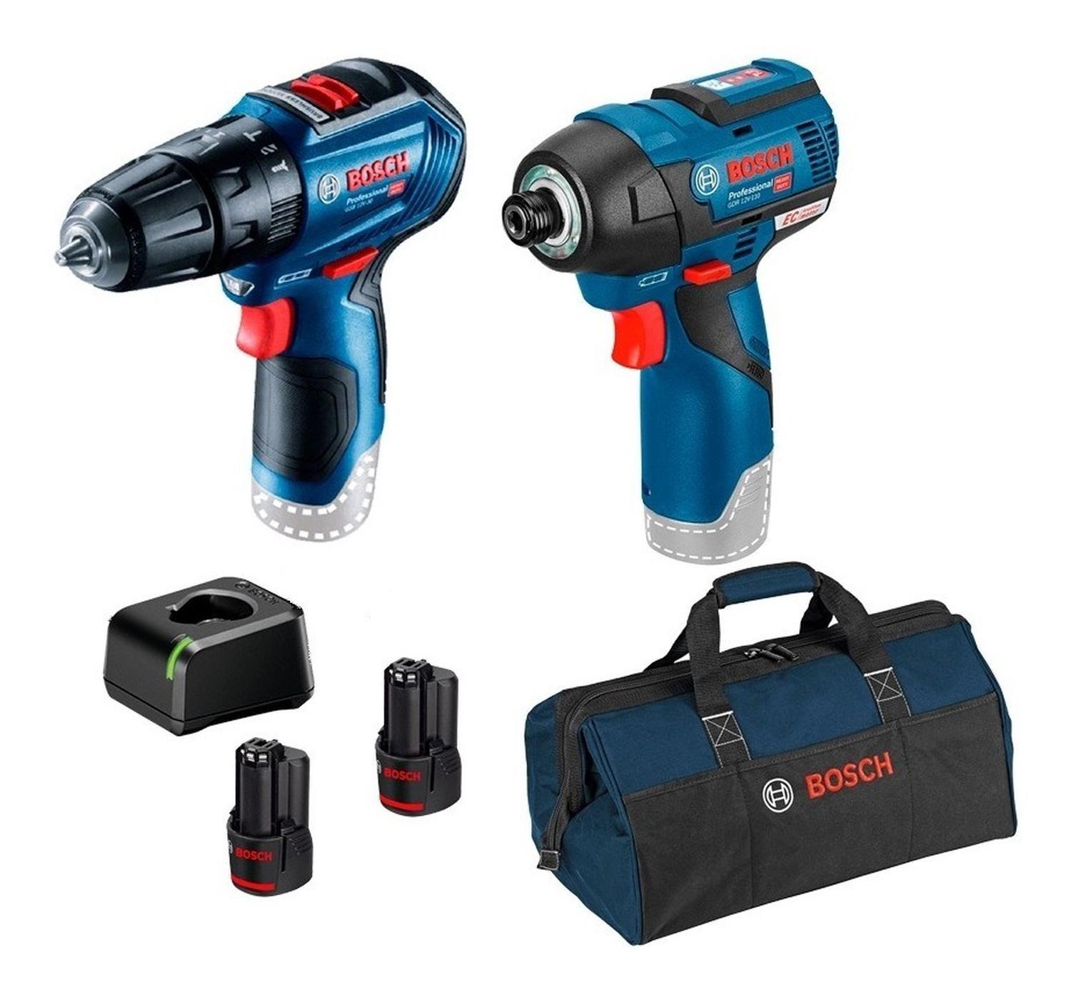 Kit Taladro Y Llave De Impacto 12v Bosch-0
