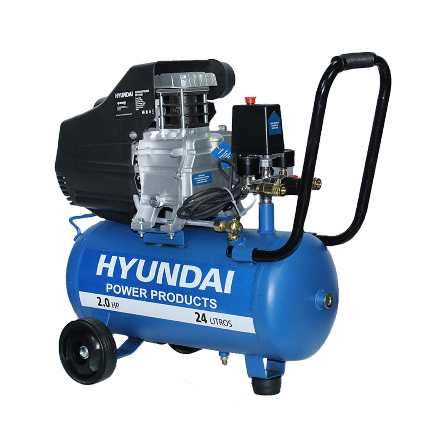 Compresor 24 Lts - 2HP Hyundai 82HYXY24D-3