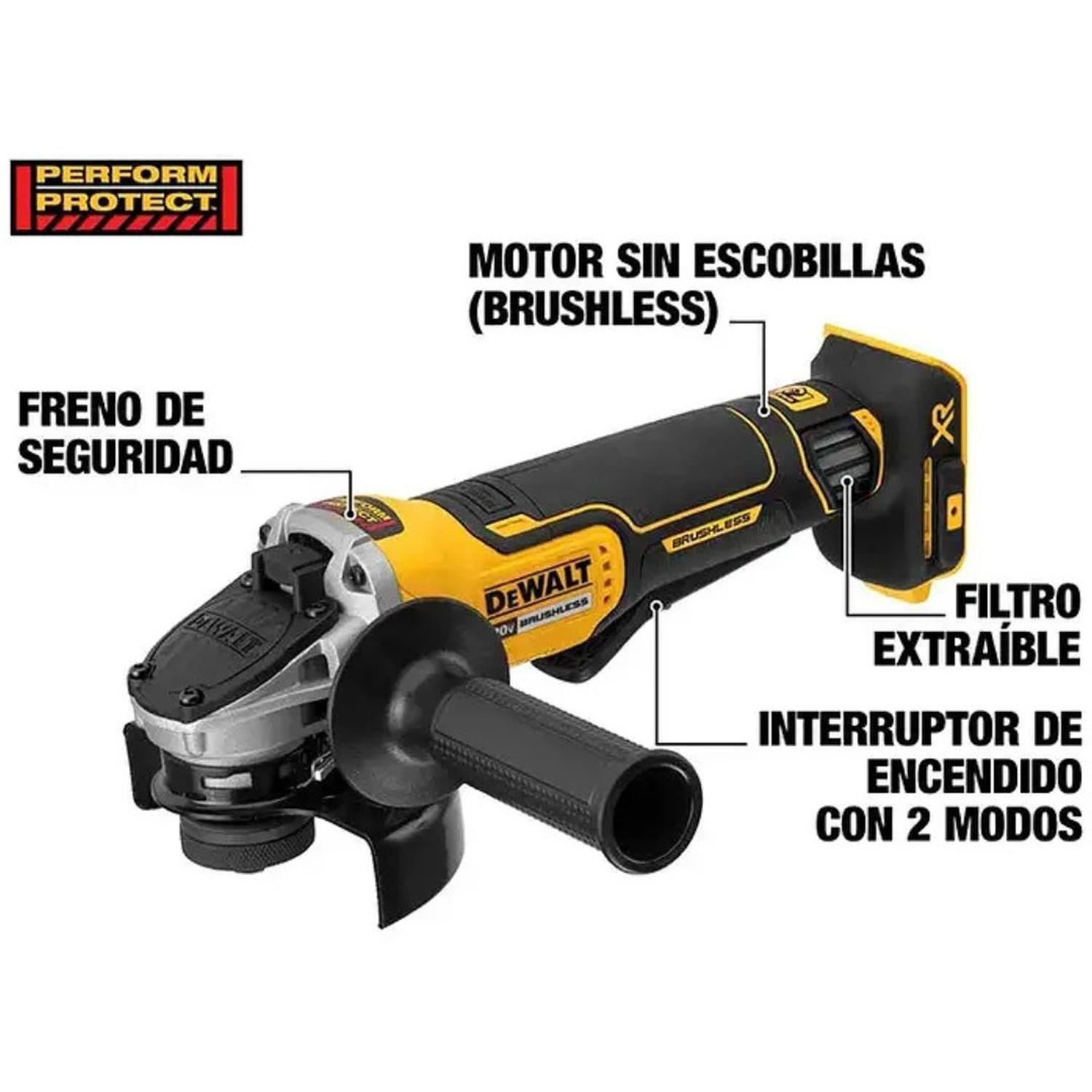 Kit Esmeril Angular Inal 4-1/2” XR 20V Max DCG413P2-1