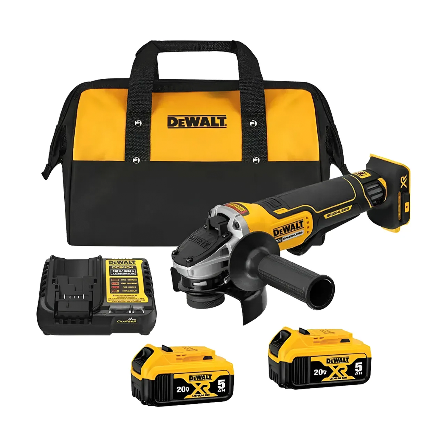 Kit Esmeril Angular Inal 4-1/2” XR 20V Max DCG413P2-0