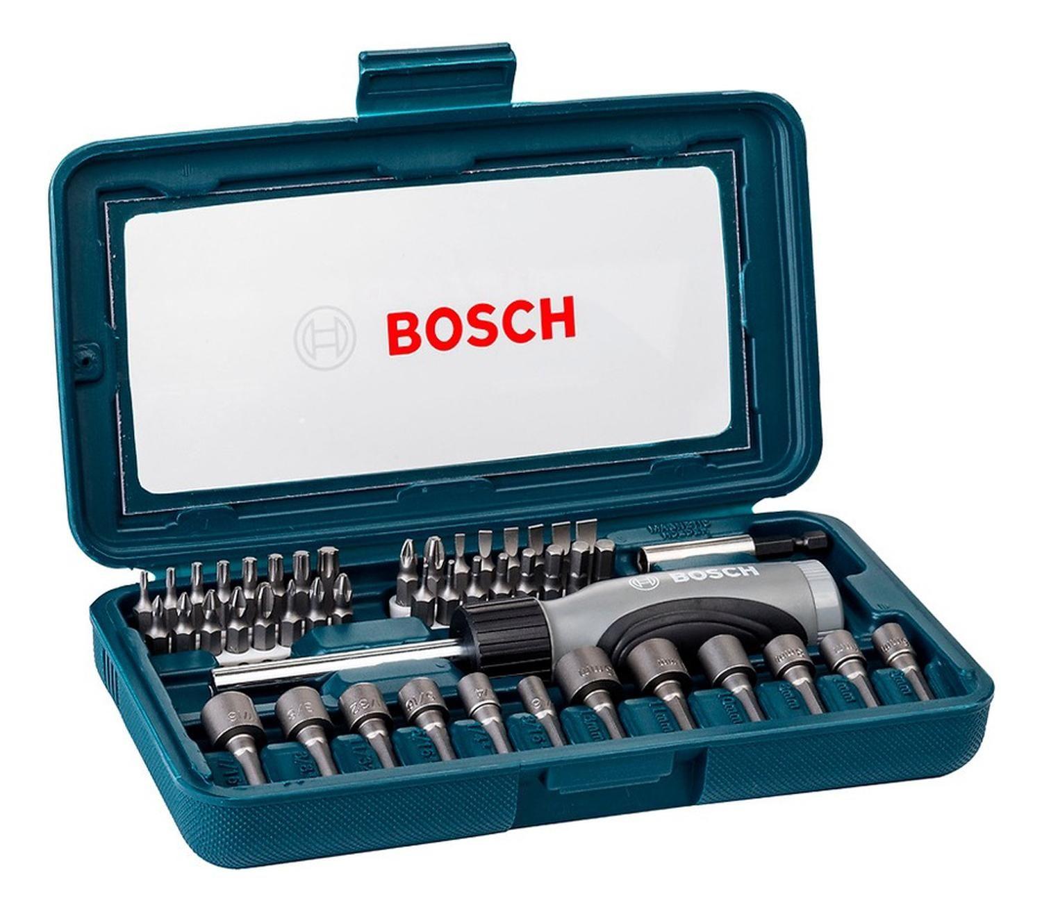 Set Brocas Y Puntas Bosch 46 Pzs 2607017399-0