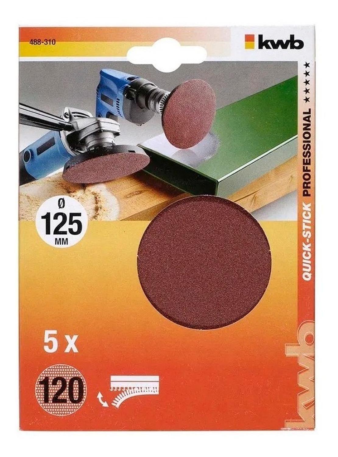 Disco De Lija Grano 120 125 Mm Kwb 488310-0