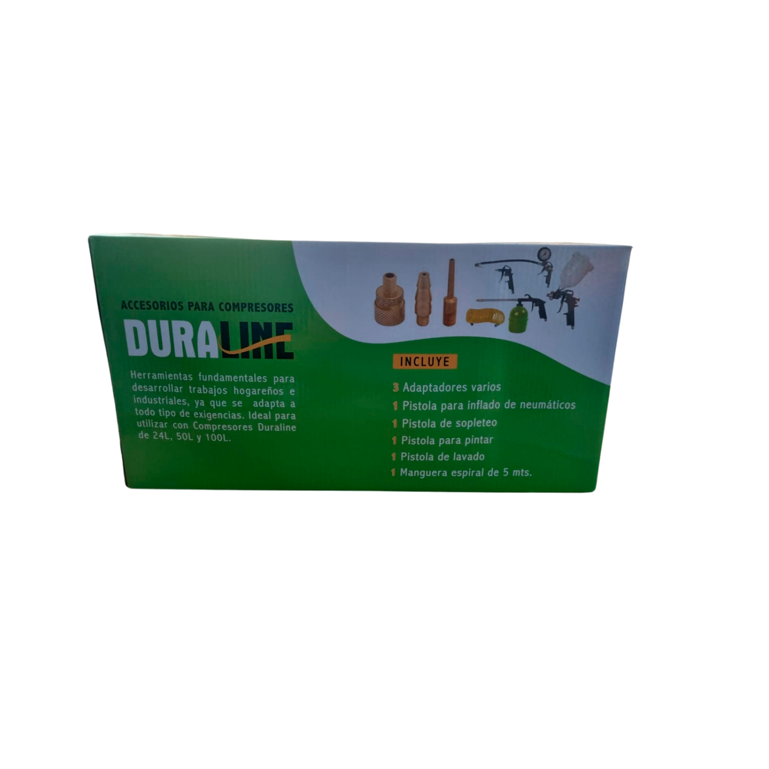 Kit para Compresor Duraline 8 Psz + Adaptadores-1