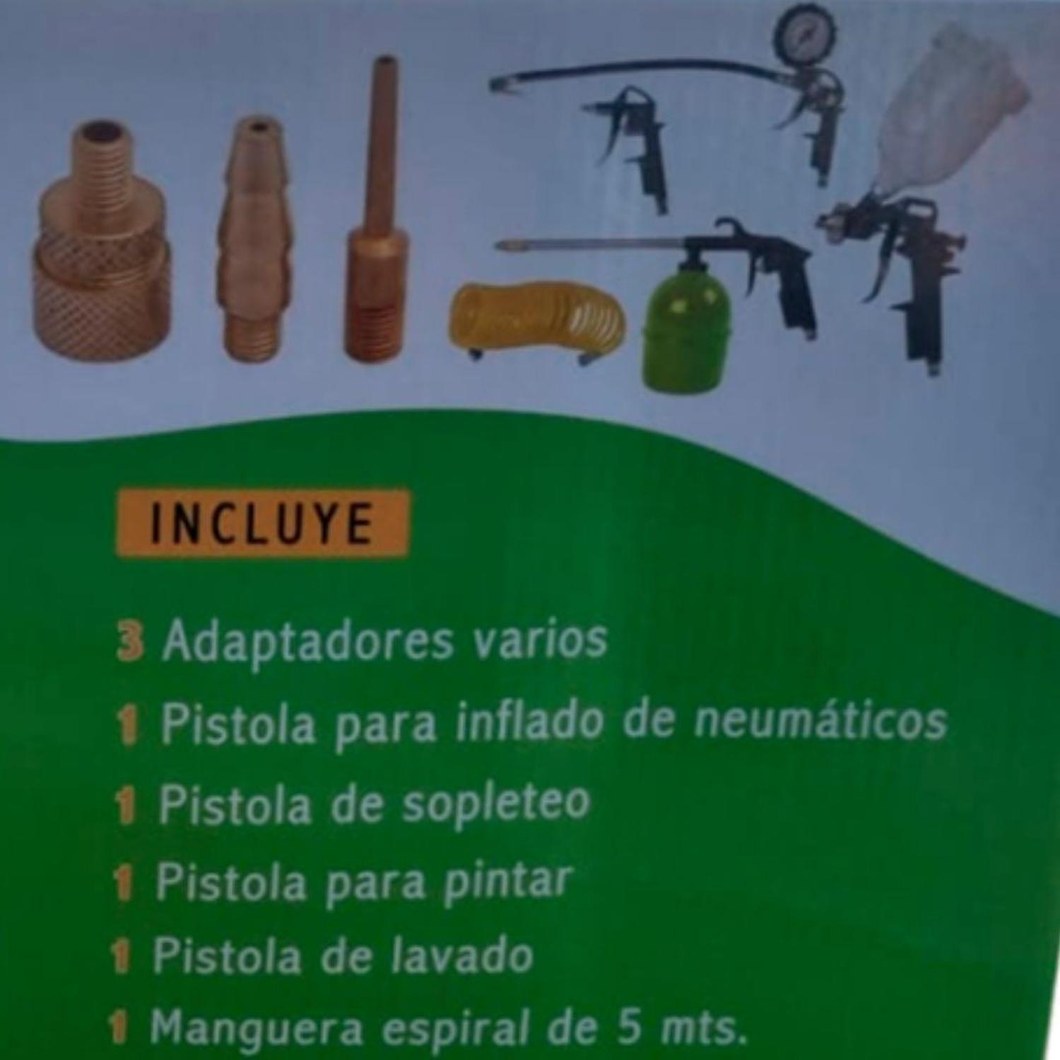 Kit para Compresor Duraline 8 Psz + Adaptadores-2