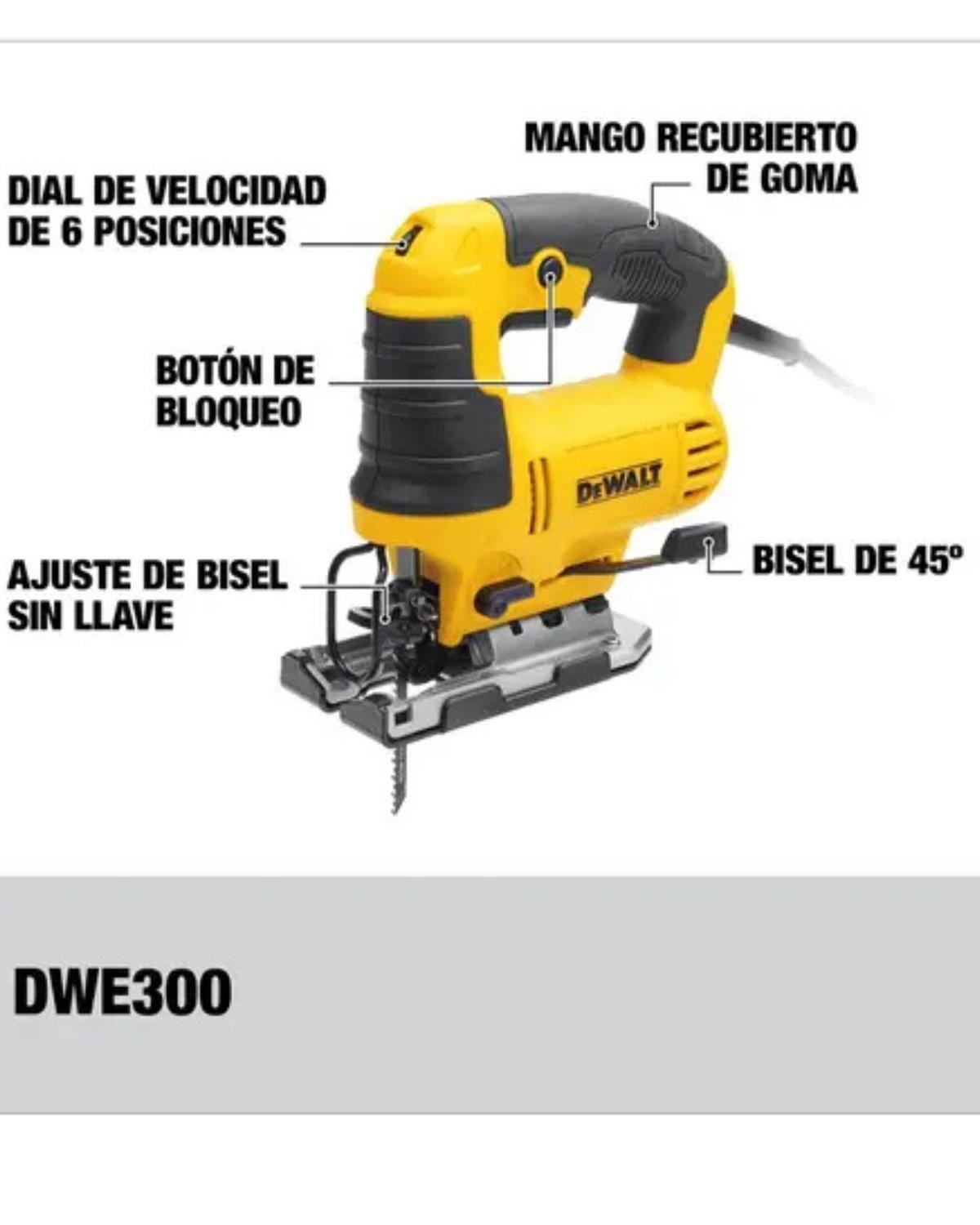 Sierra Caladora Dewalt Dwe300-b2-1