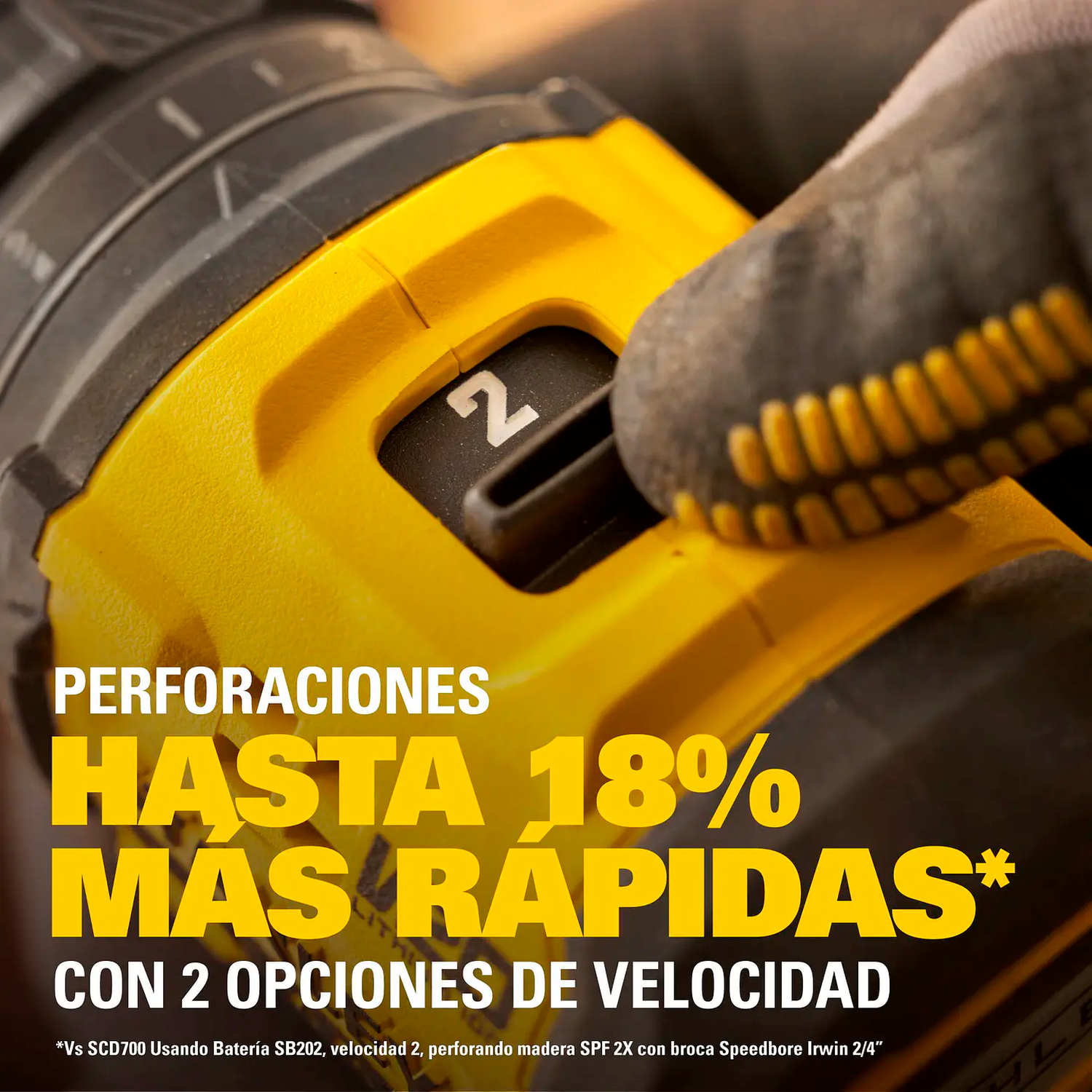 Taladro Atornillador Stanley 20V Brushless FATMAX SBD714D2T-2