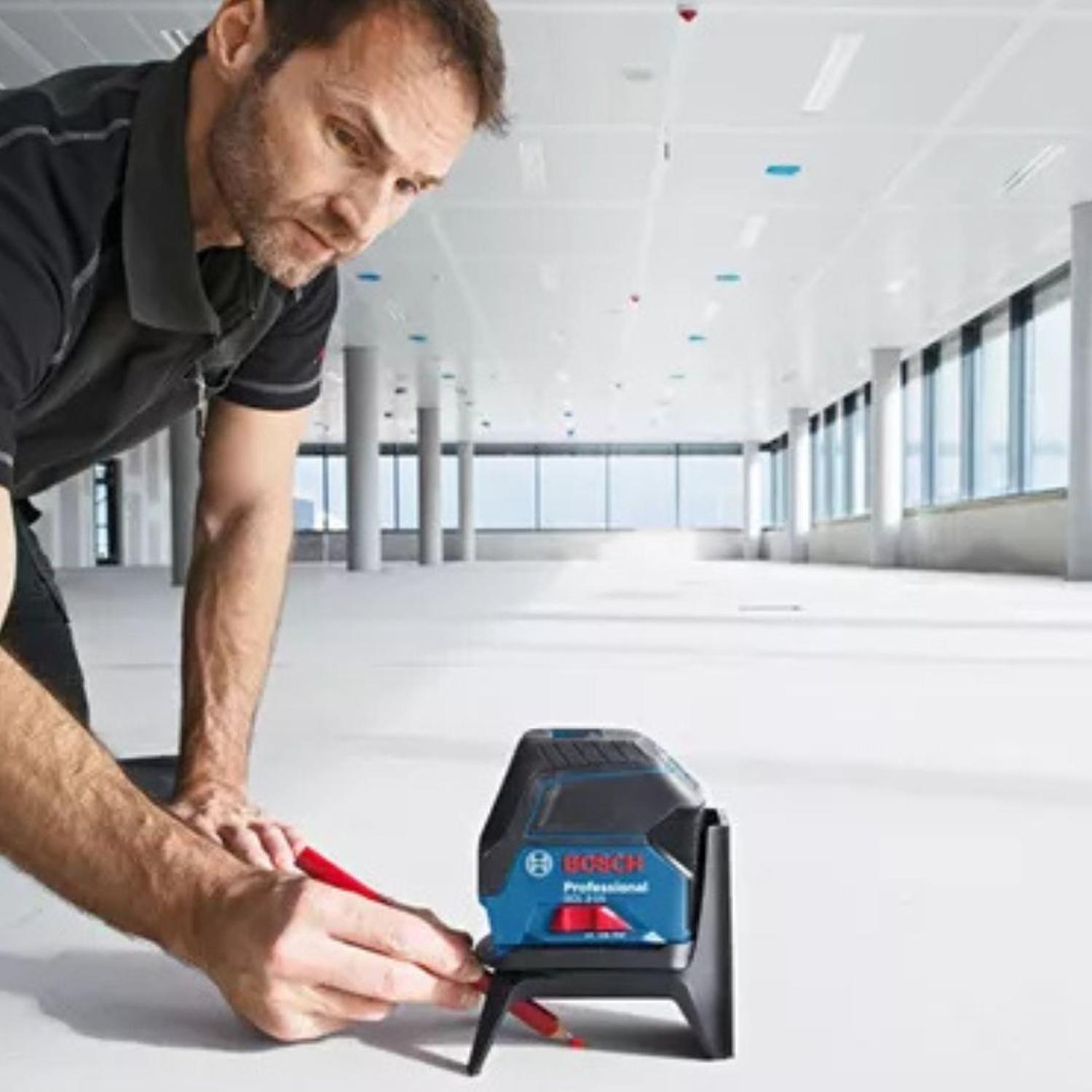 Nivel Laser Rojo Bosch Gcl 2-15 + Base + Soporte + Maletín-2