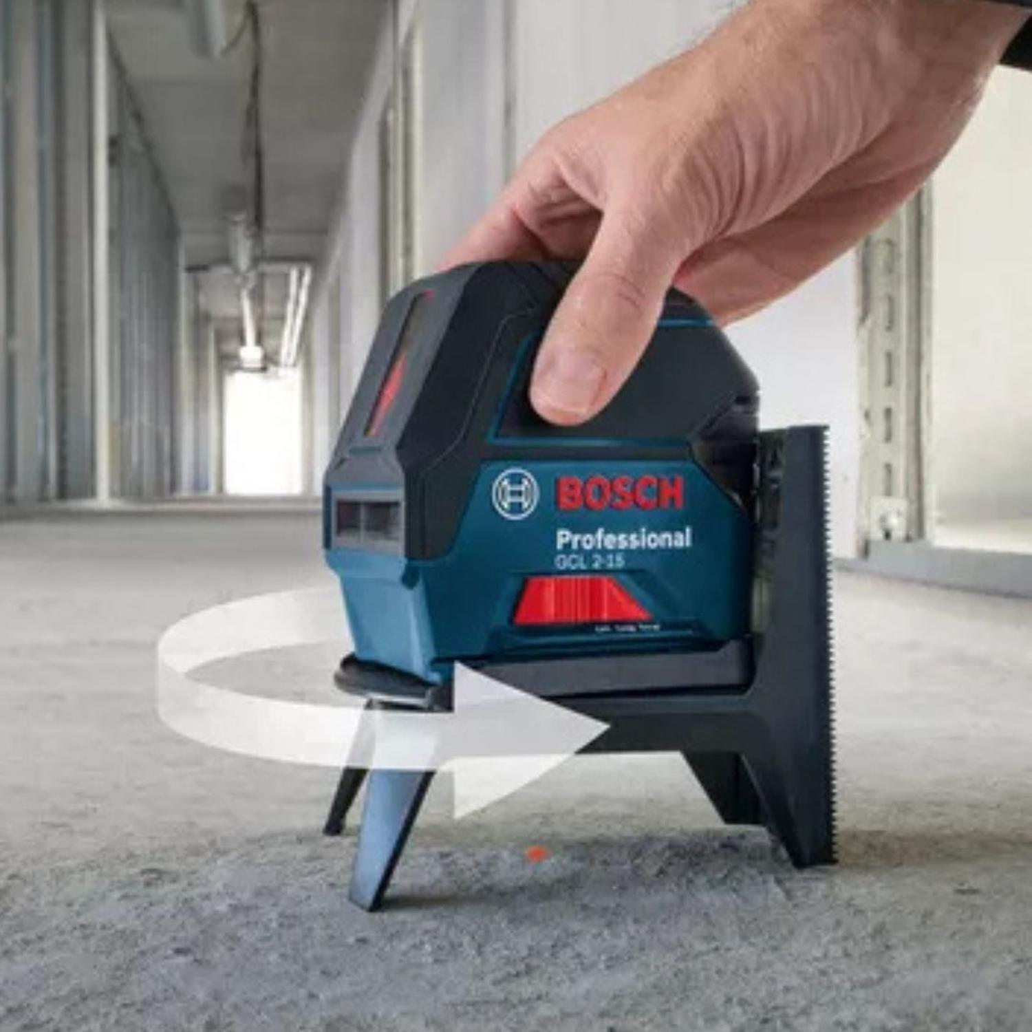 Nivel Laser Rojo Bosch Gcl 2-15 + Base + Soporte + Maletín-3