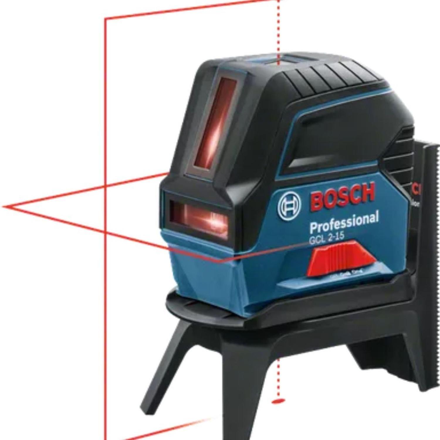 Nivel Laser Rojo Bosch Gcl 2-15 + Base + Soporte + Maletín-5