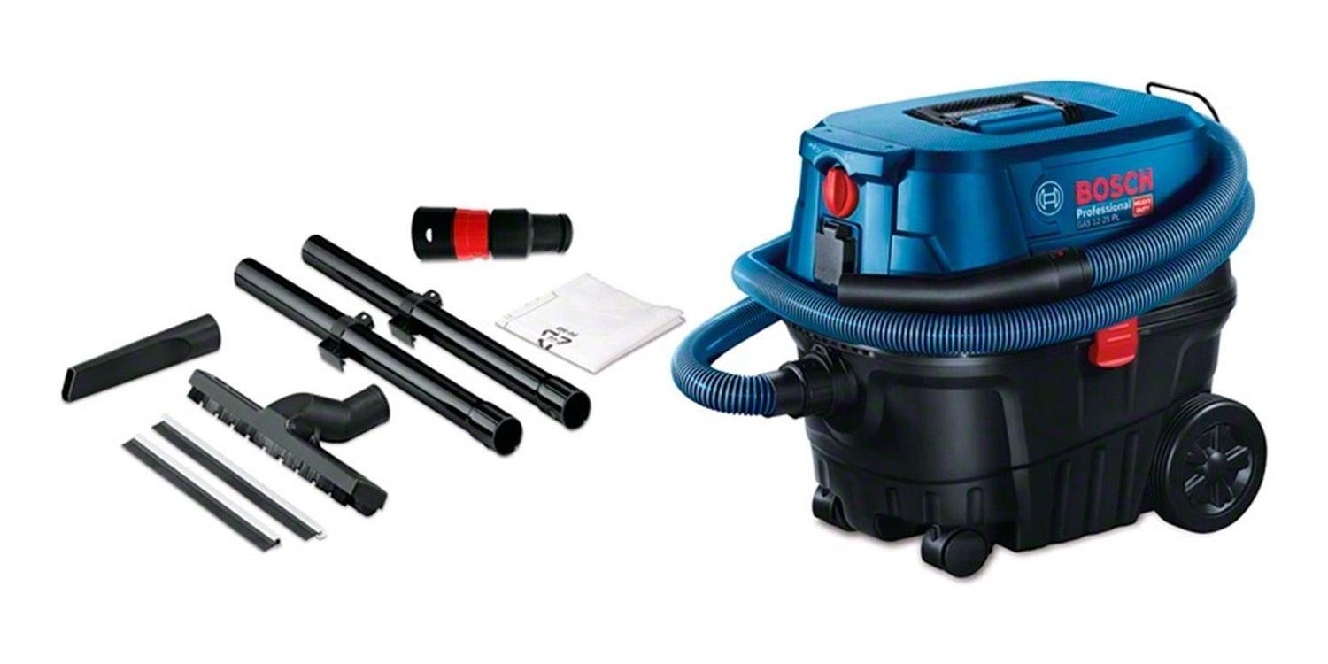 Aspiradora C/toma Corriente Bosch Gas 12-25 Pl - 1.250 Watts-0
