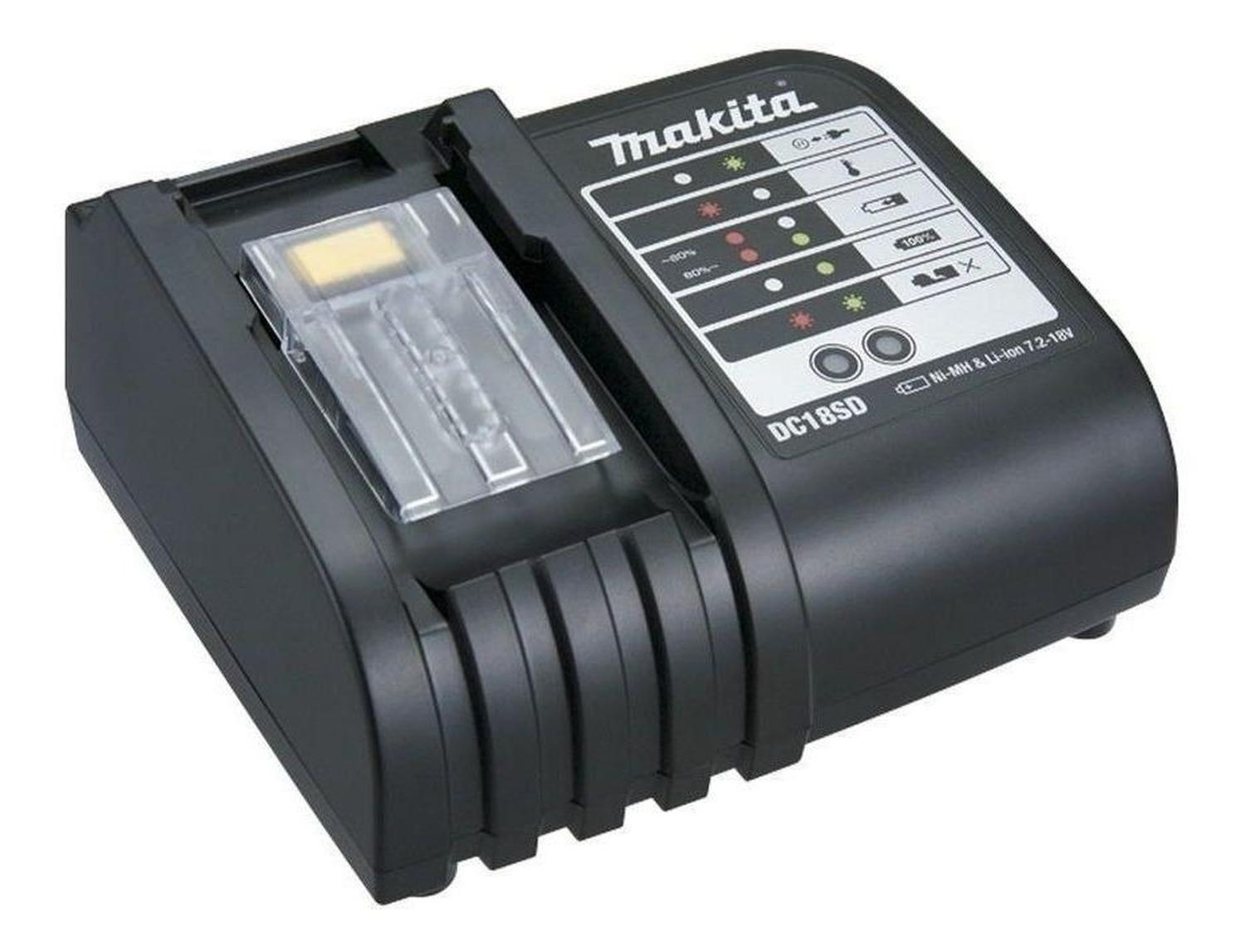 Kit Taladro Percutor Makita Dhp453x10 - 1 Bat 18v + Cargador-2