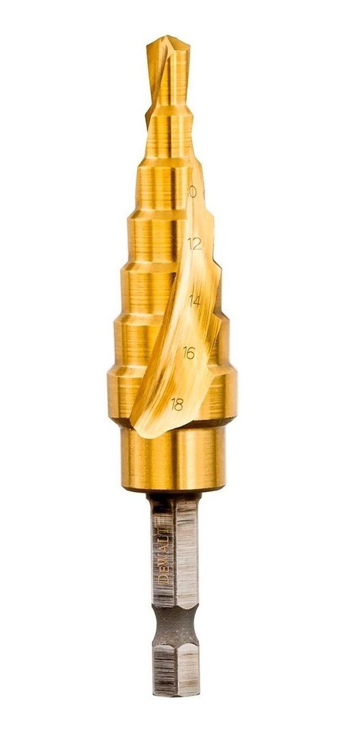 Broca Escalonada 8-10-12-14-16-18 Mm Dewalt Dt5027-qz-0